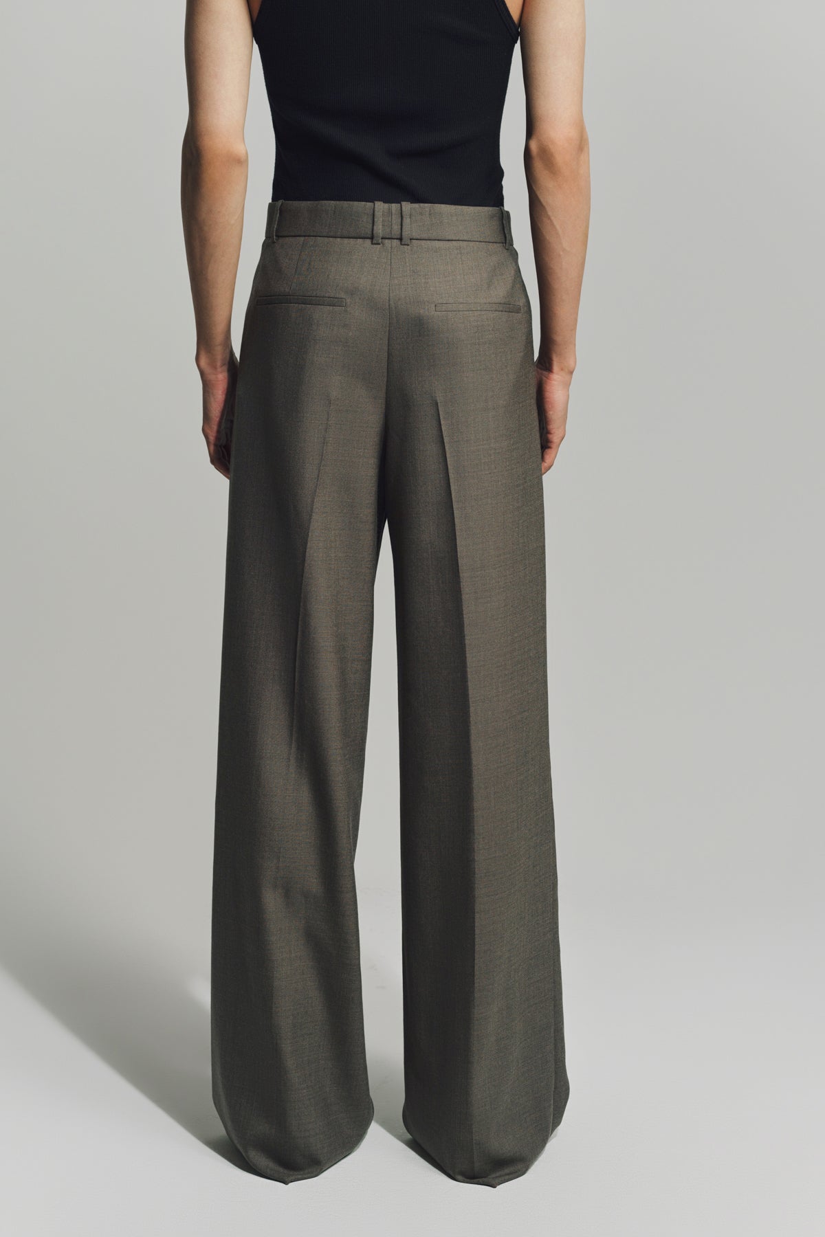 SAINT LAURENT | WIDE-LEG PANTS IN WOOL