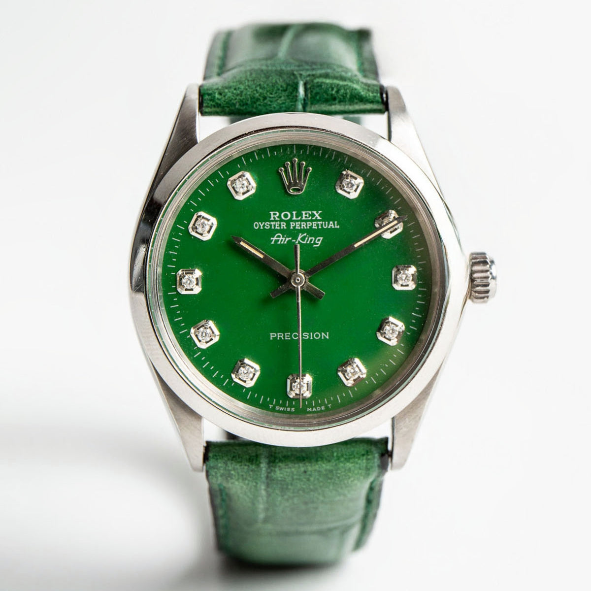 King 116900 Rolex Air King Green Dial Rolex Air King Lug Width