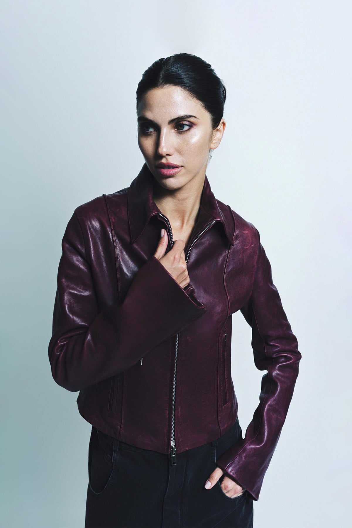 ANN DEMEULEMEESTER | ESTER BIKER JACKET - MAXFIELD LA