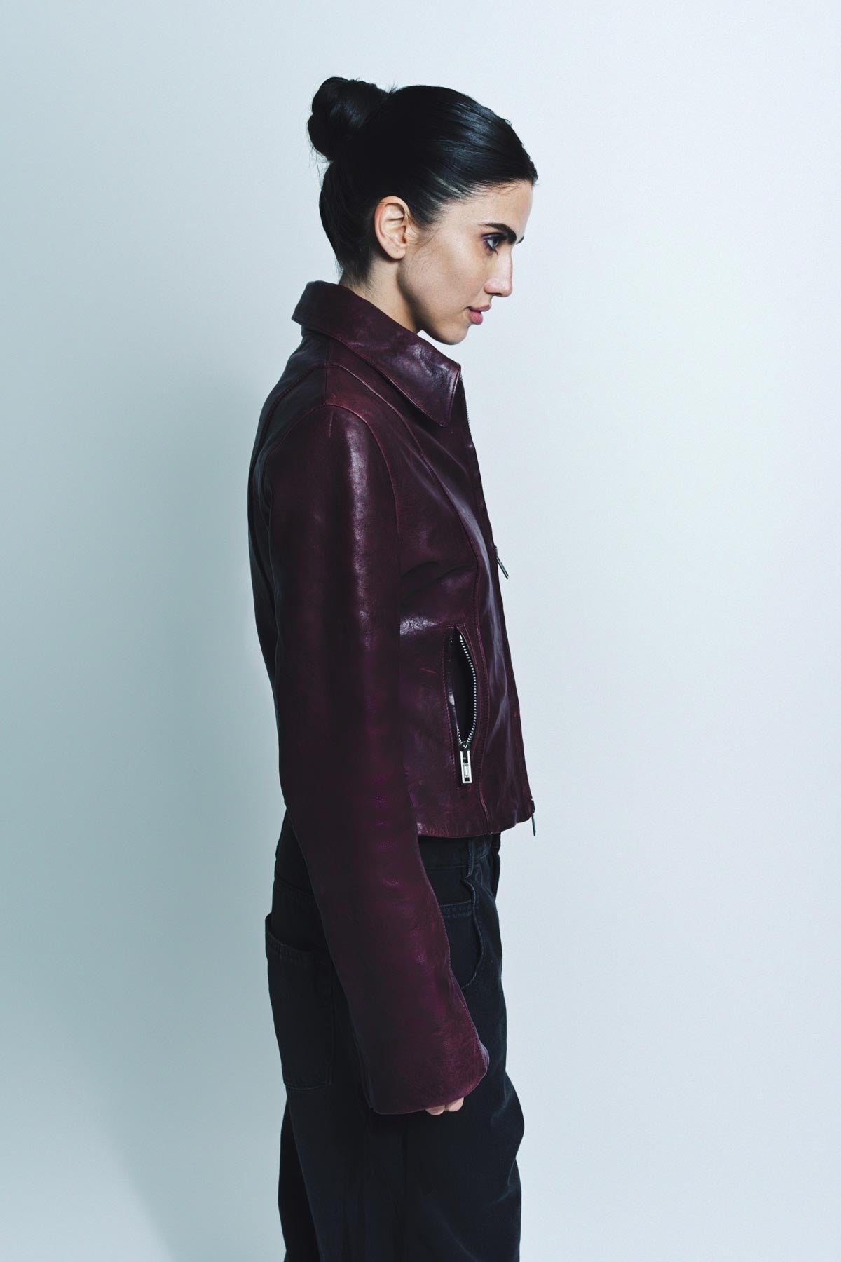 ANN DEMEULEMEESTER | ESTER BIKER JACKET - MAXFIELD LA