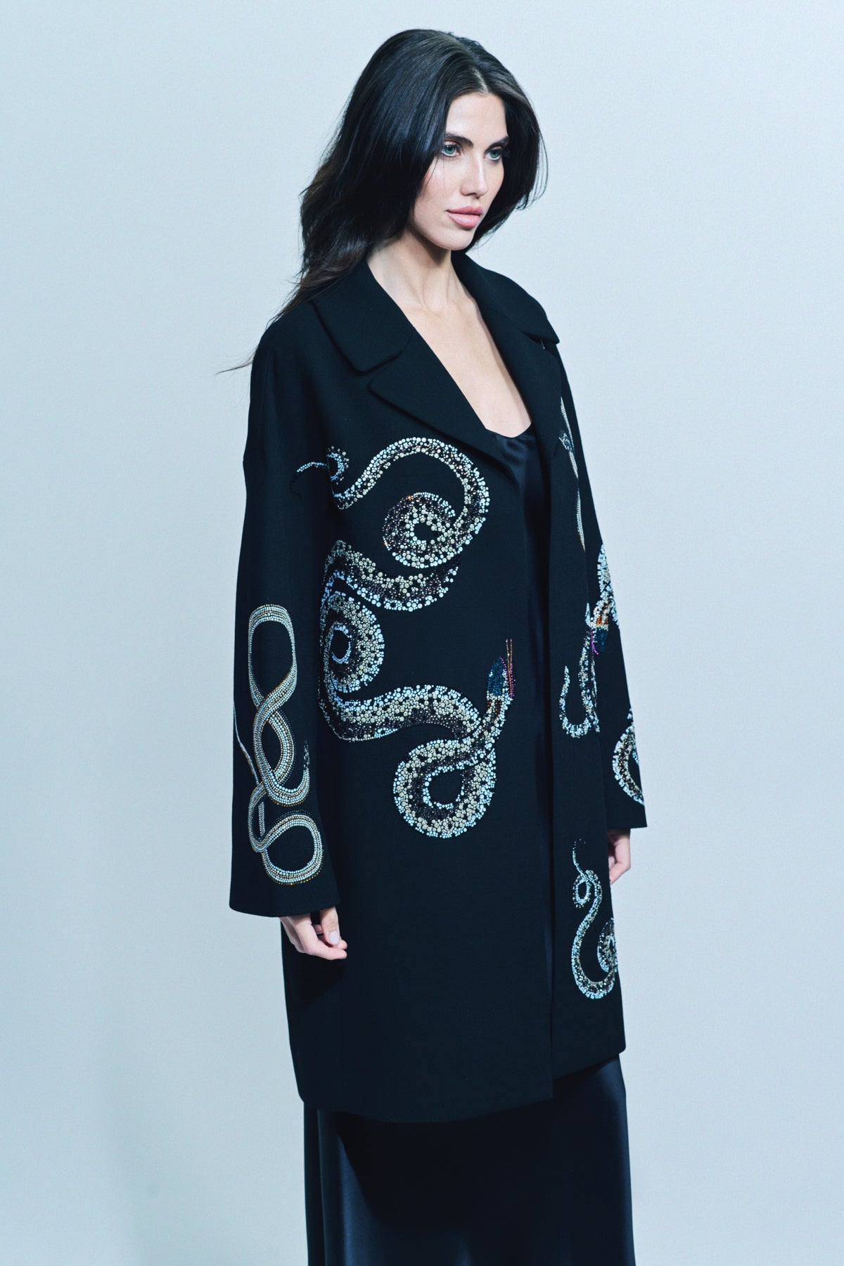 LIBERTINE | ‘REPTILIAN’ BRUGES COAT - MAXFIELD LA