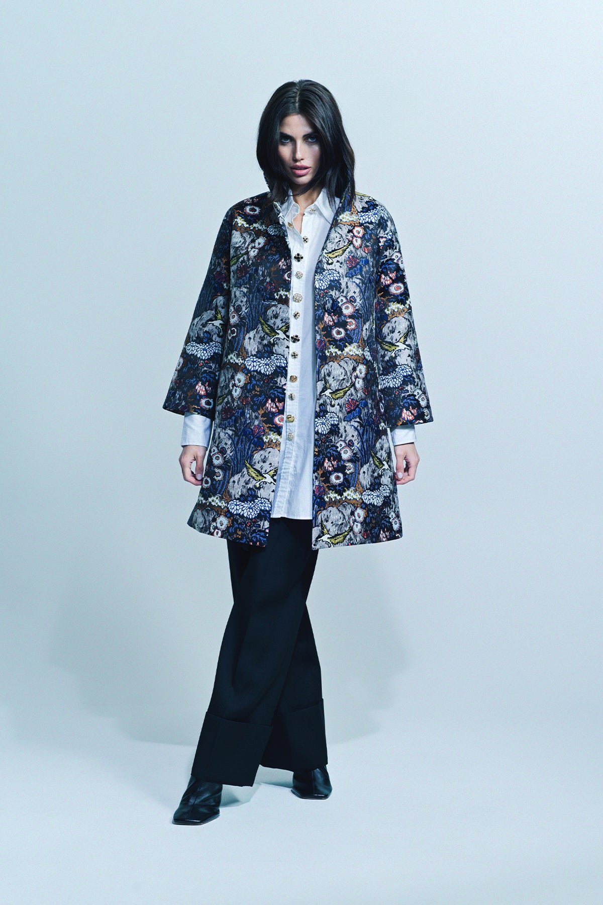 LIBERTINE | ‘SCHOLARS ROCK’ NOTCHED LAPEL COAT - MAXFIELD LA
