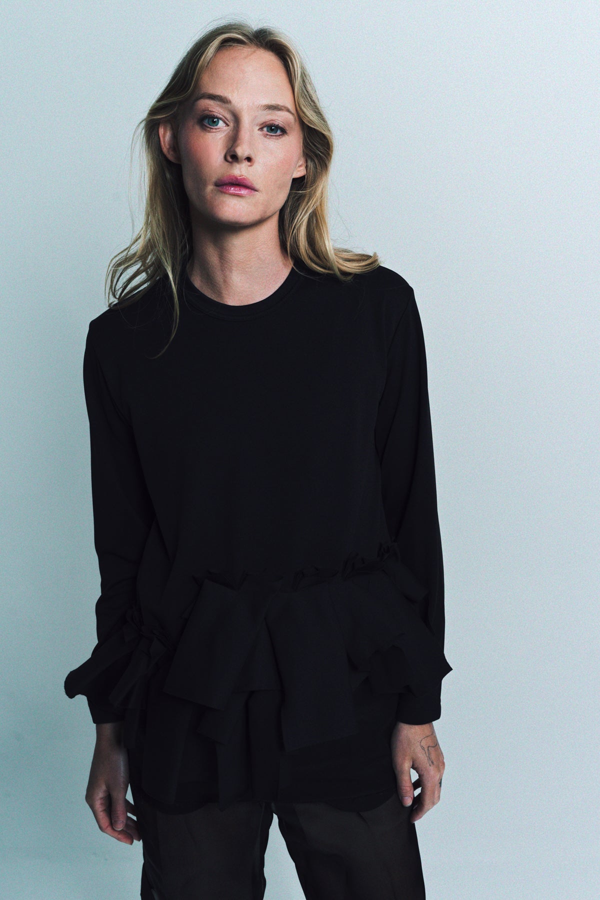 COMME DES GARCONS | PIQUE LONG SLEEVE TEE - MAXFIELD LA