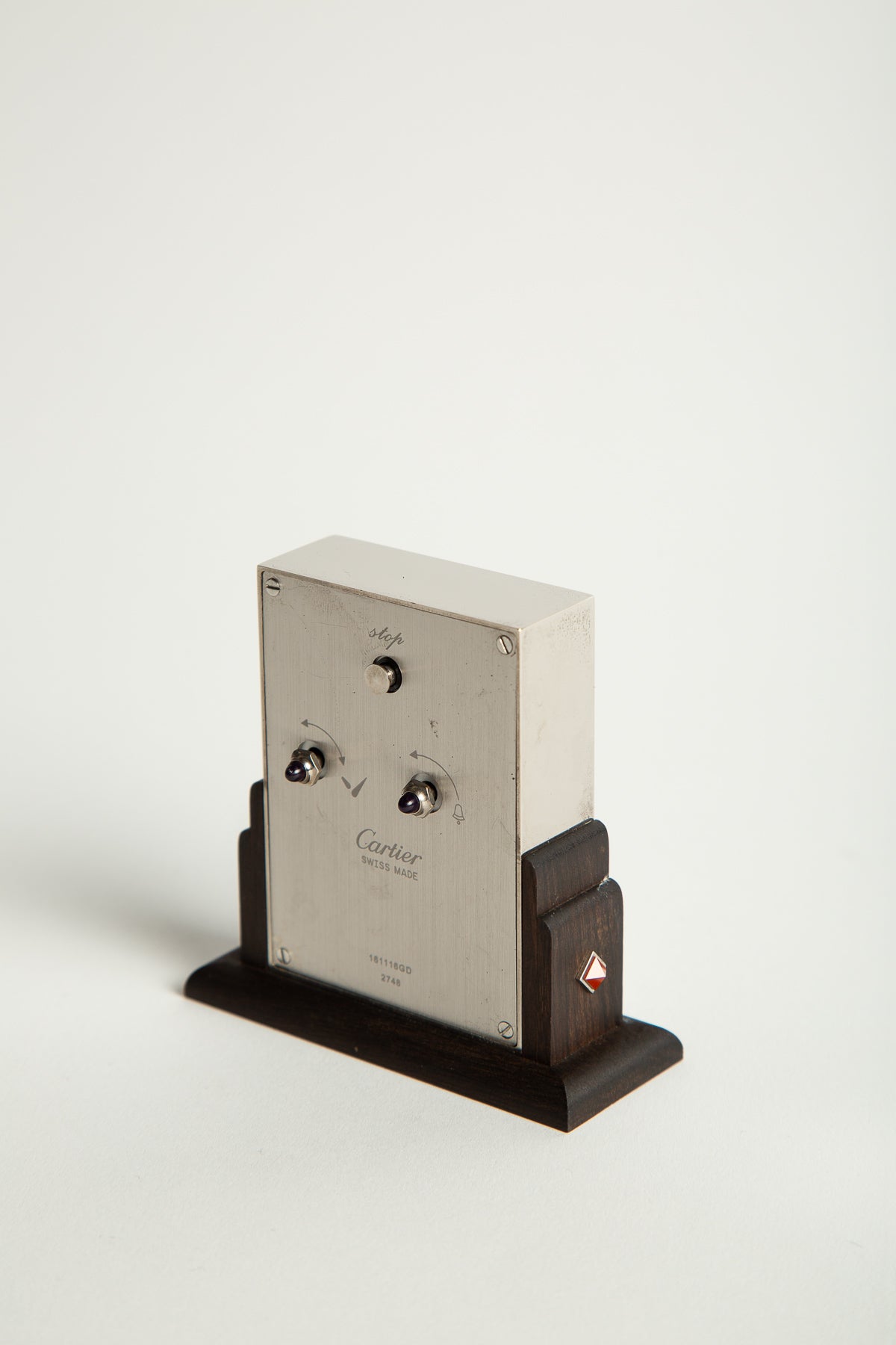 CARTIER | VINTAGE ART DECO 'PENDULETTE BASCULANTE' CLOCK - MAXFIELD LA