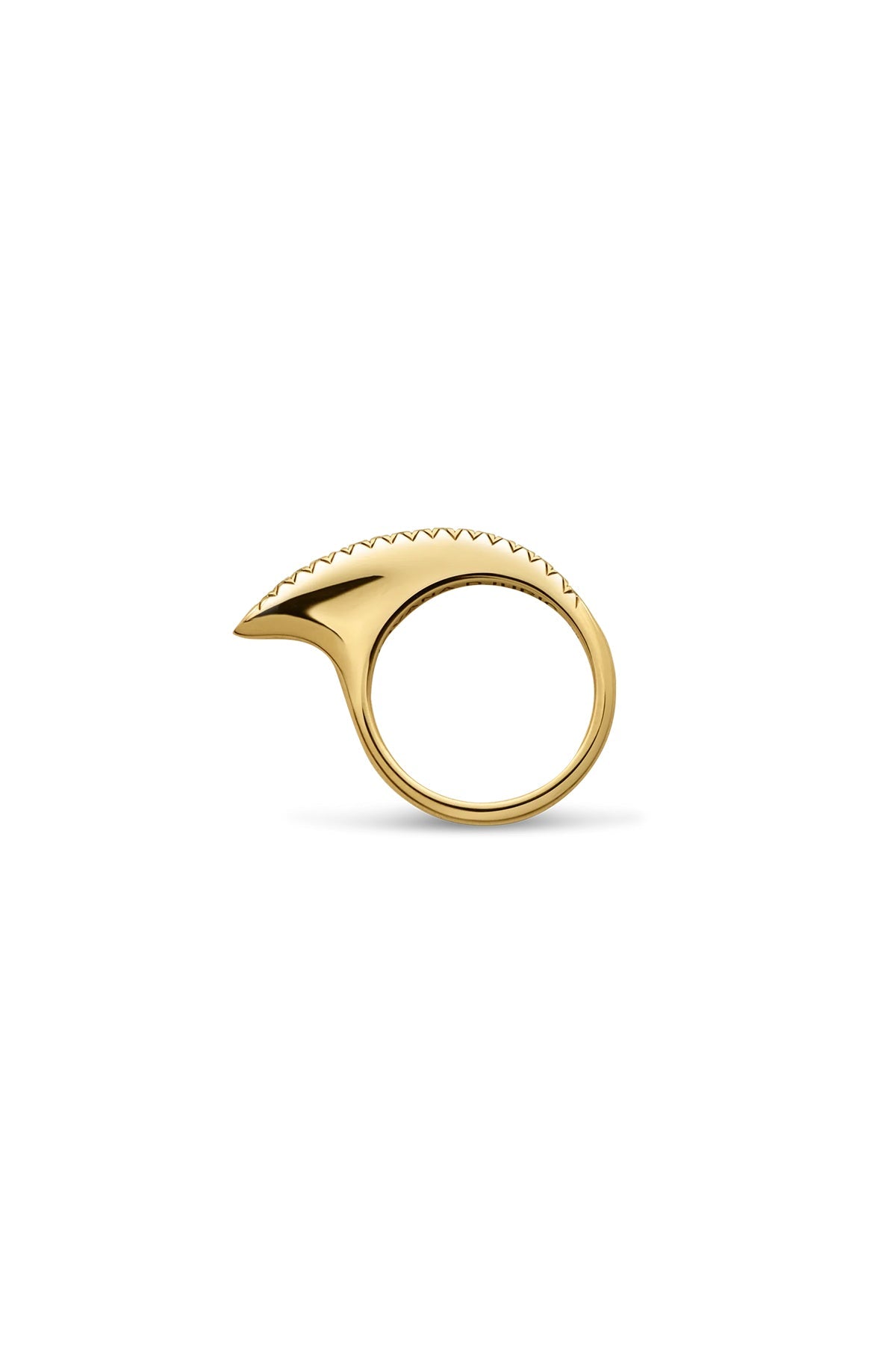 JOVANA DJURIC | XS YELLOW GOLD DIAMOND SLICE RING - MAXFIELD LA