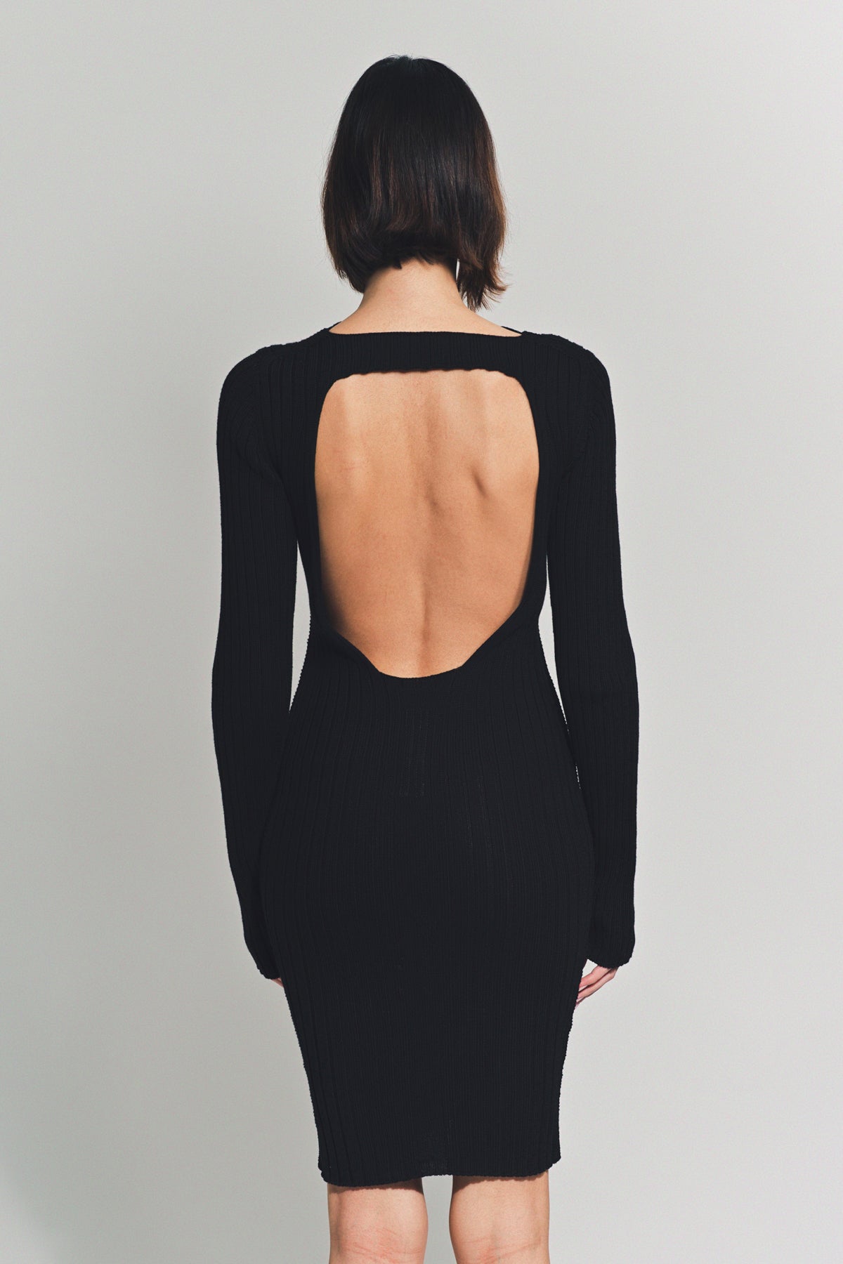 RICK OWENS | KNIT LONG SLEEVE AL DRESS
