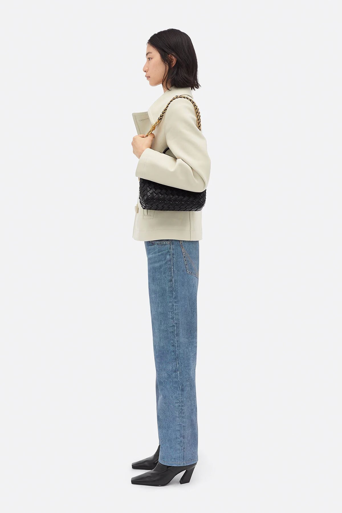 BOTTEGA VENETA | SMALL ANDIAMO BAG WITH CHAIN