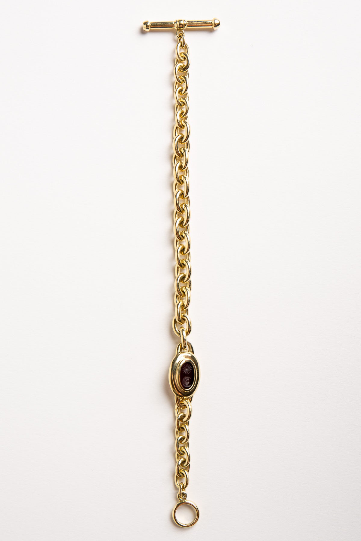 BARRY KIESELSTEIN-CORD | VINTAGE GOLD AND CARNELIAN INTAGLIO BRACELET - MAXFIELD LA