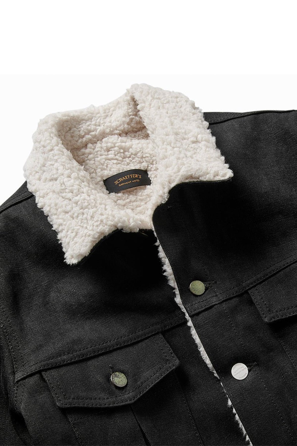 SCHAEFFER'S GARMENT HOTEL | SHEARLING DENIM JACKET - MAXFIELD LA