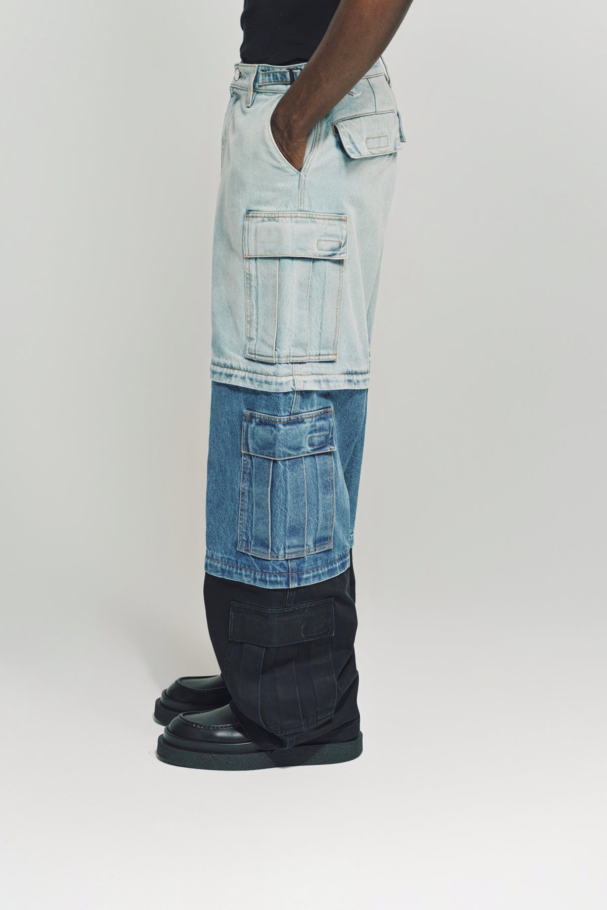 VETEMENTS | DECONSTRUCTED TRIPLE CARGO PANTS