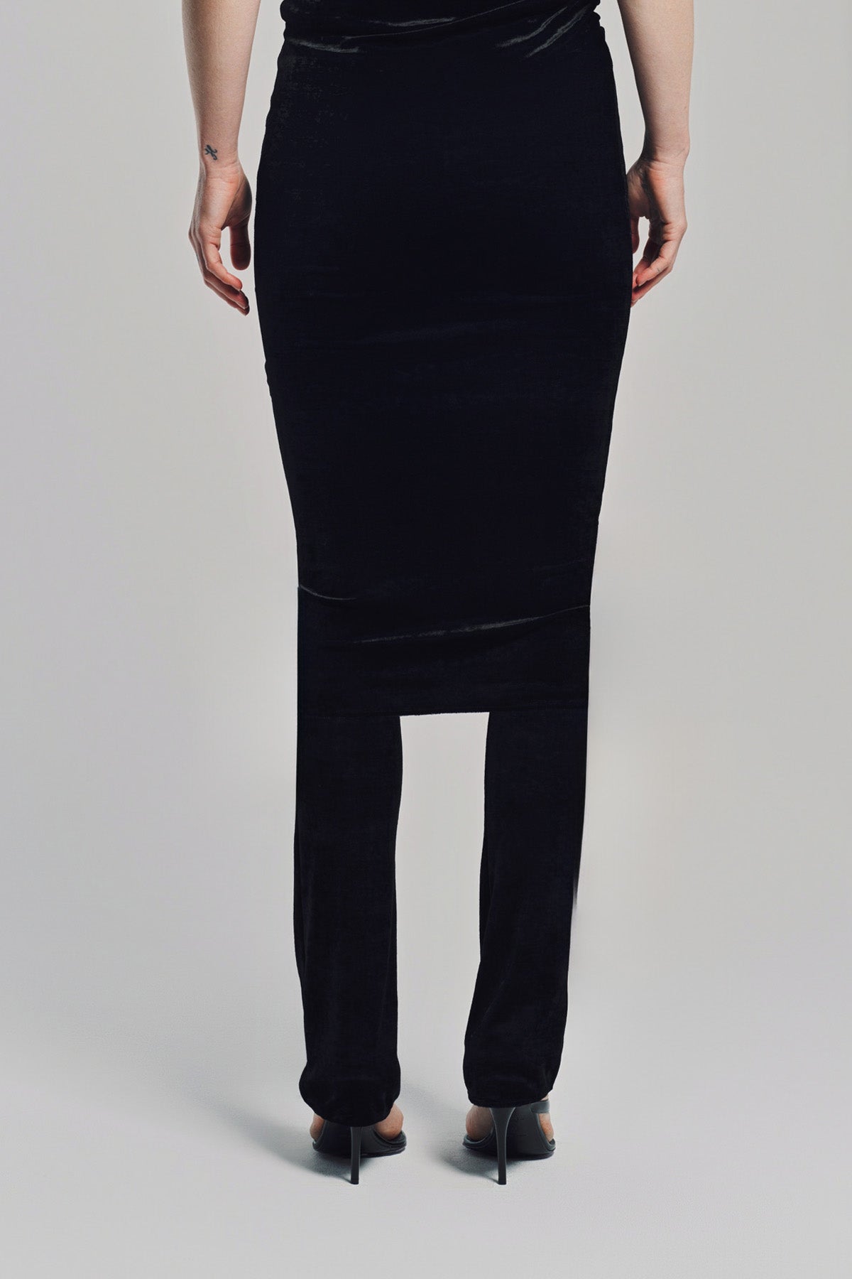 ALAÏA | VELVET SKIRT PANTS