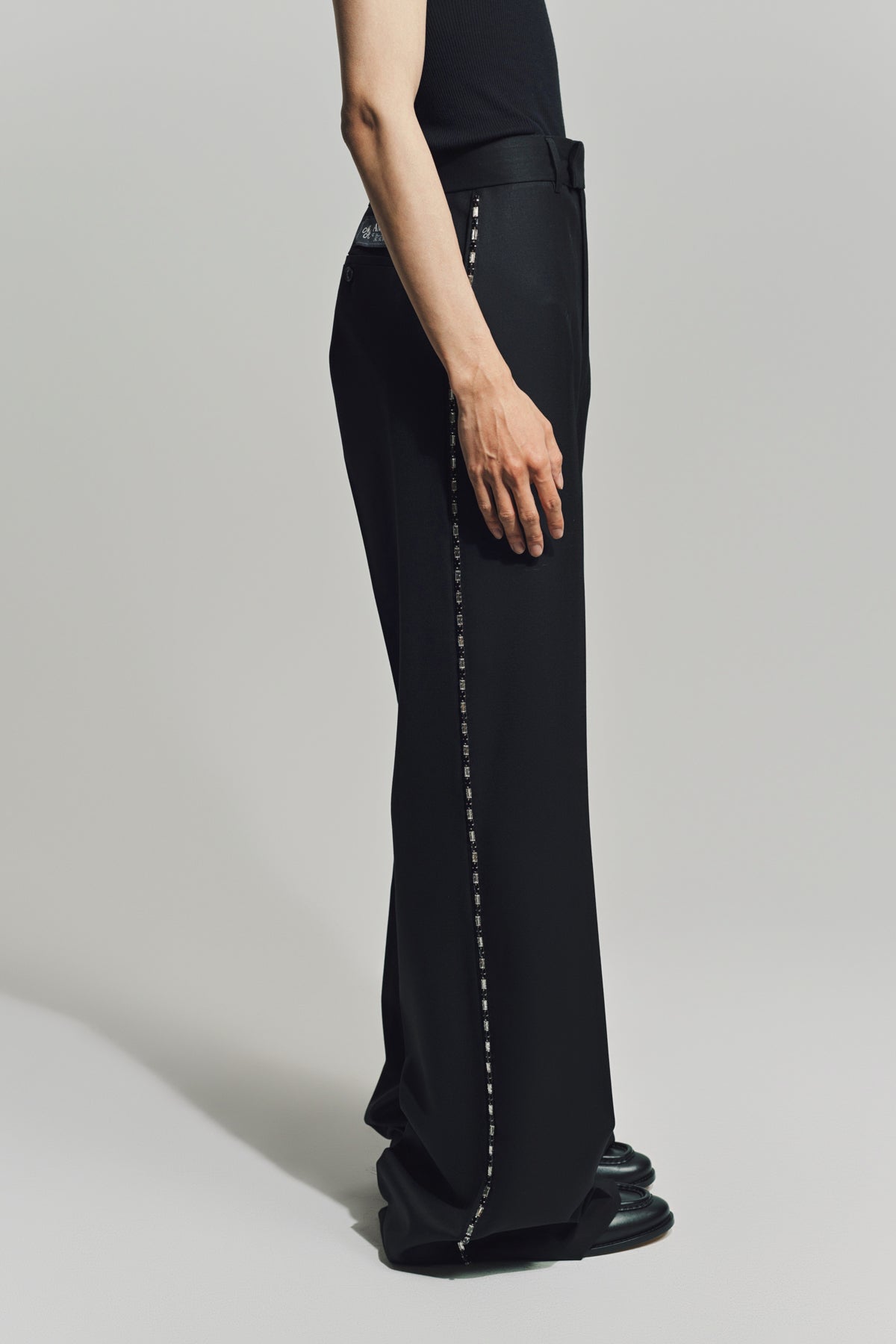 AMIRI | CRYSTAL TRIM CREASED FLARE