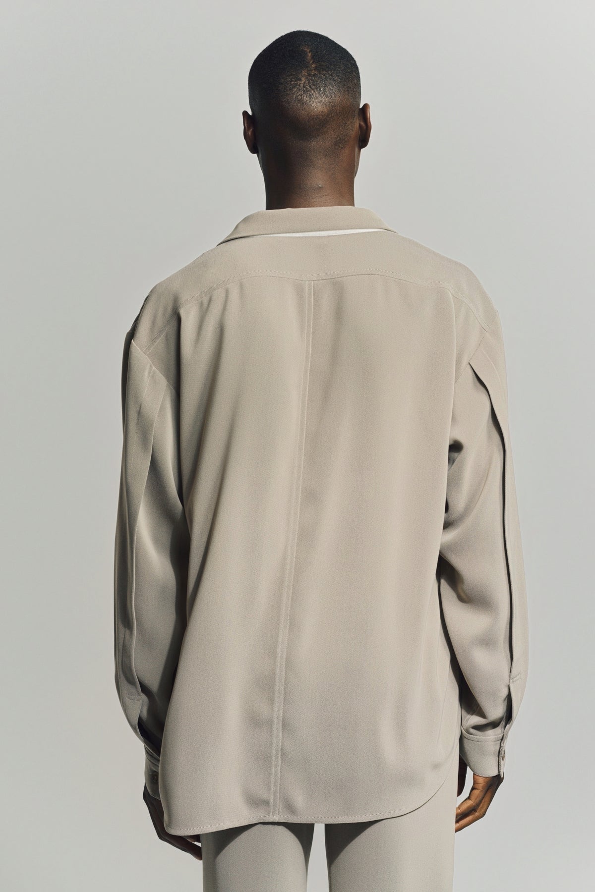 AUBERO | NOTCH LAPEL SHIRT