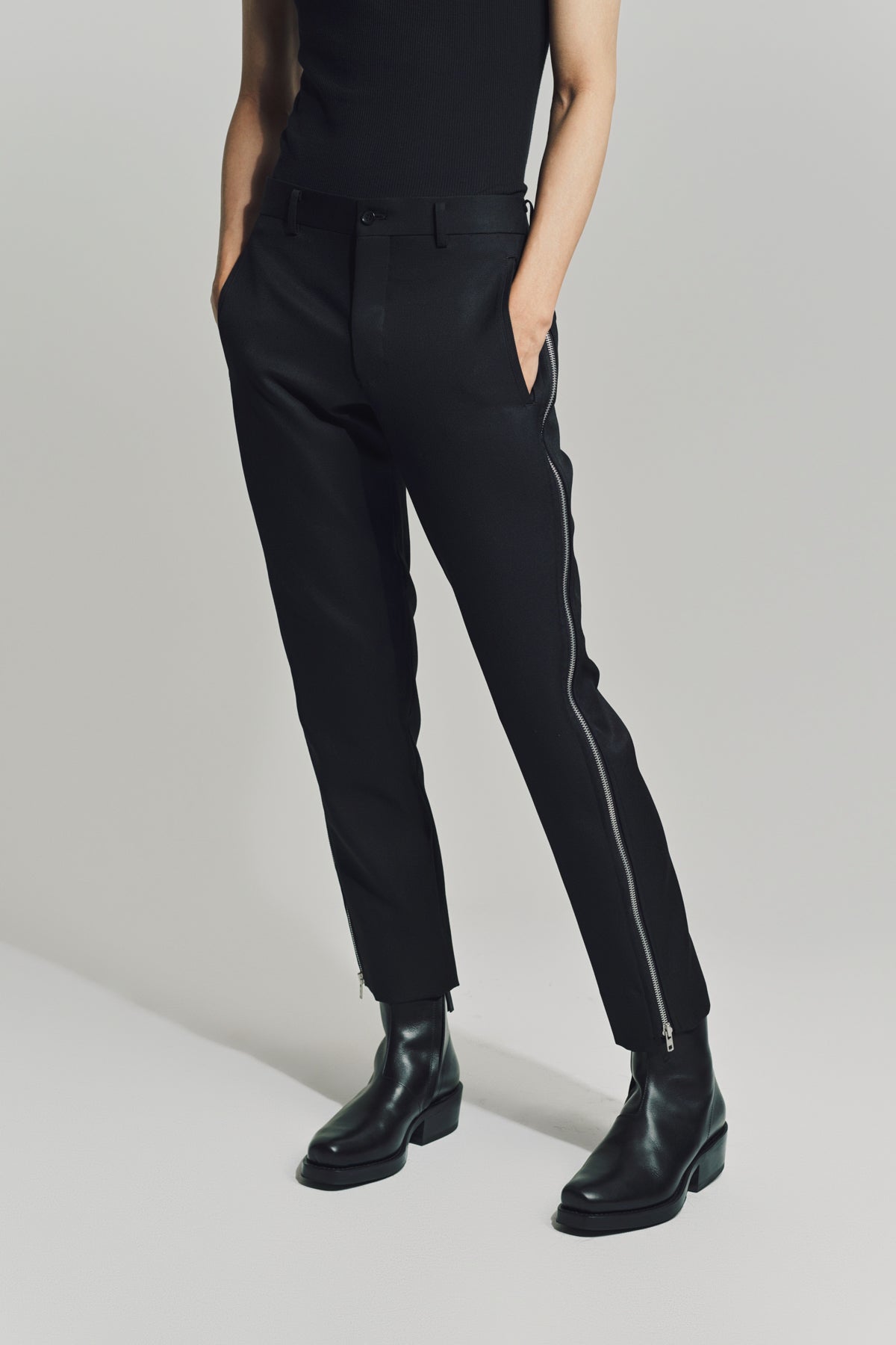 COMME DES GARCONS HOMME PLUS WOOL TWILL PANTS