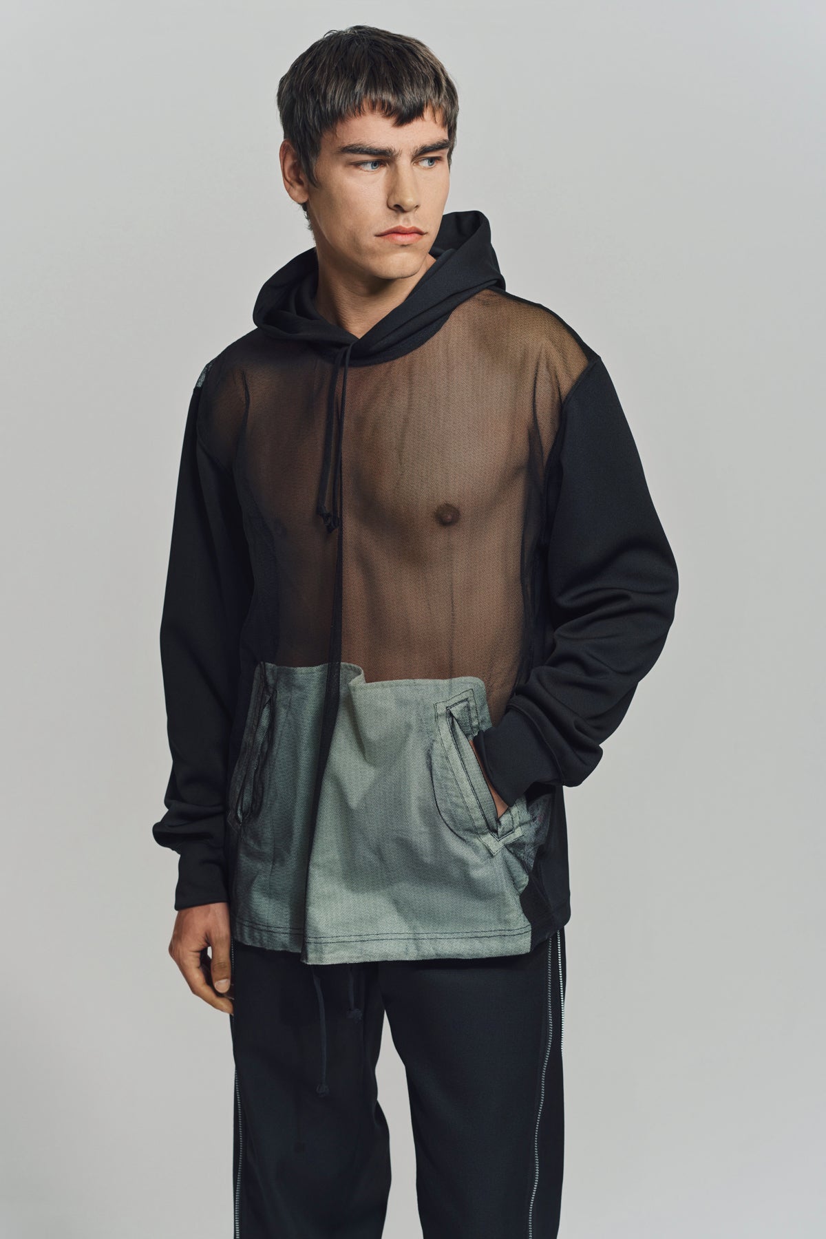 COMME DES GARCONS HOMME PLUS | POLY NYLON HOODIE