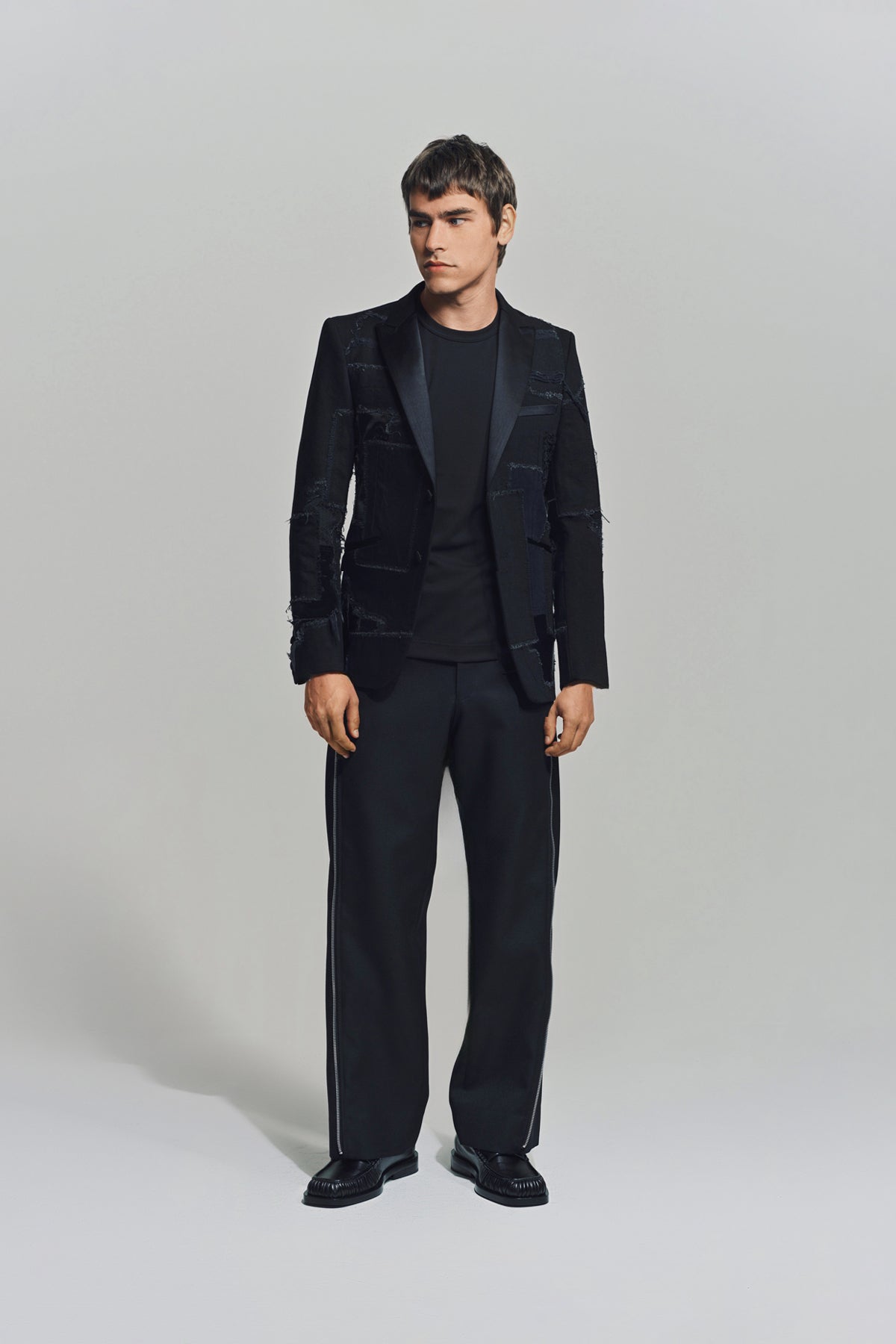 JUNYA WATANABE | DENIM PATCHWORK BLAZER