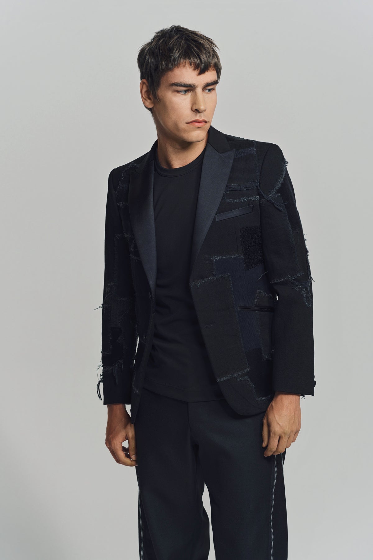 JUNYA WATANABE | DENIM PATCHWORK BLAZER