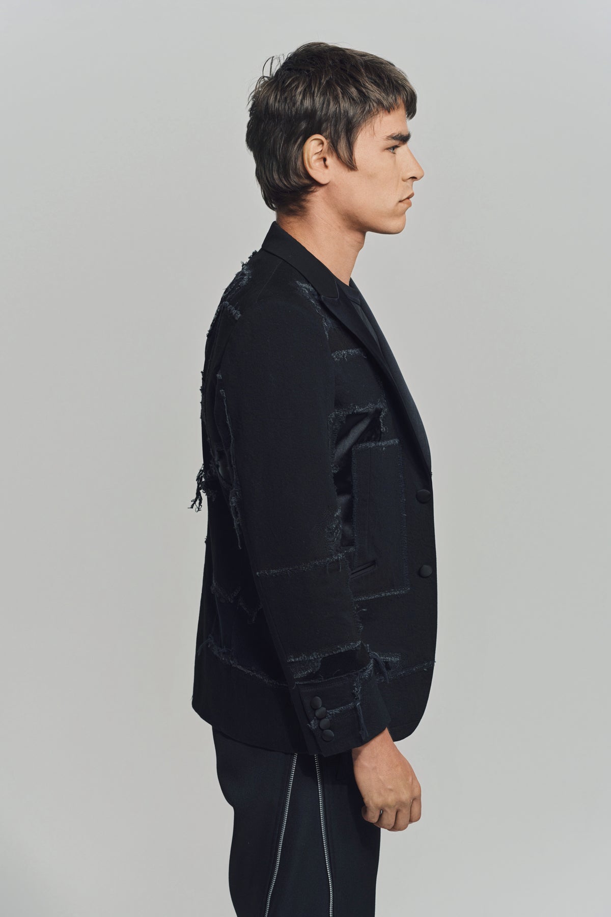 ジャケット・アウター Junya Watanabe Multi Pocket Blazer JUNYA WATANABE | DENIM FABRIC PATCHWORK BLAZER