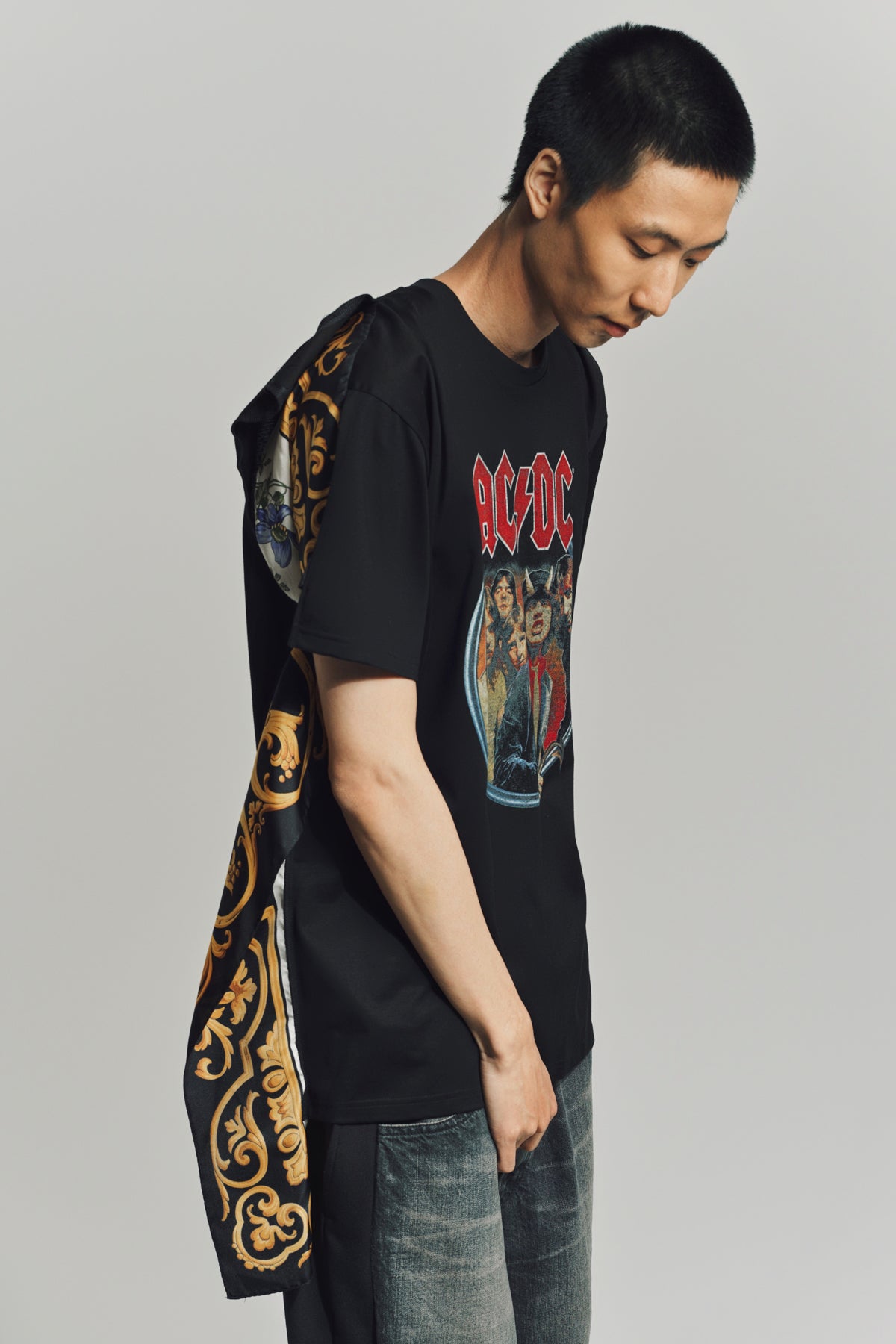JUNYA WATANABE | AC/DC SHORT SLEEVE TEE - MAXFIELD LA
