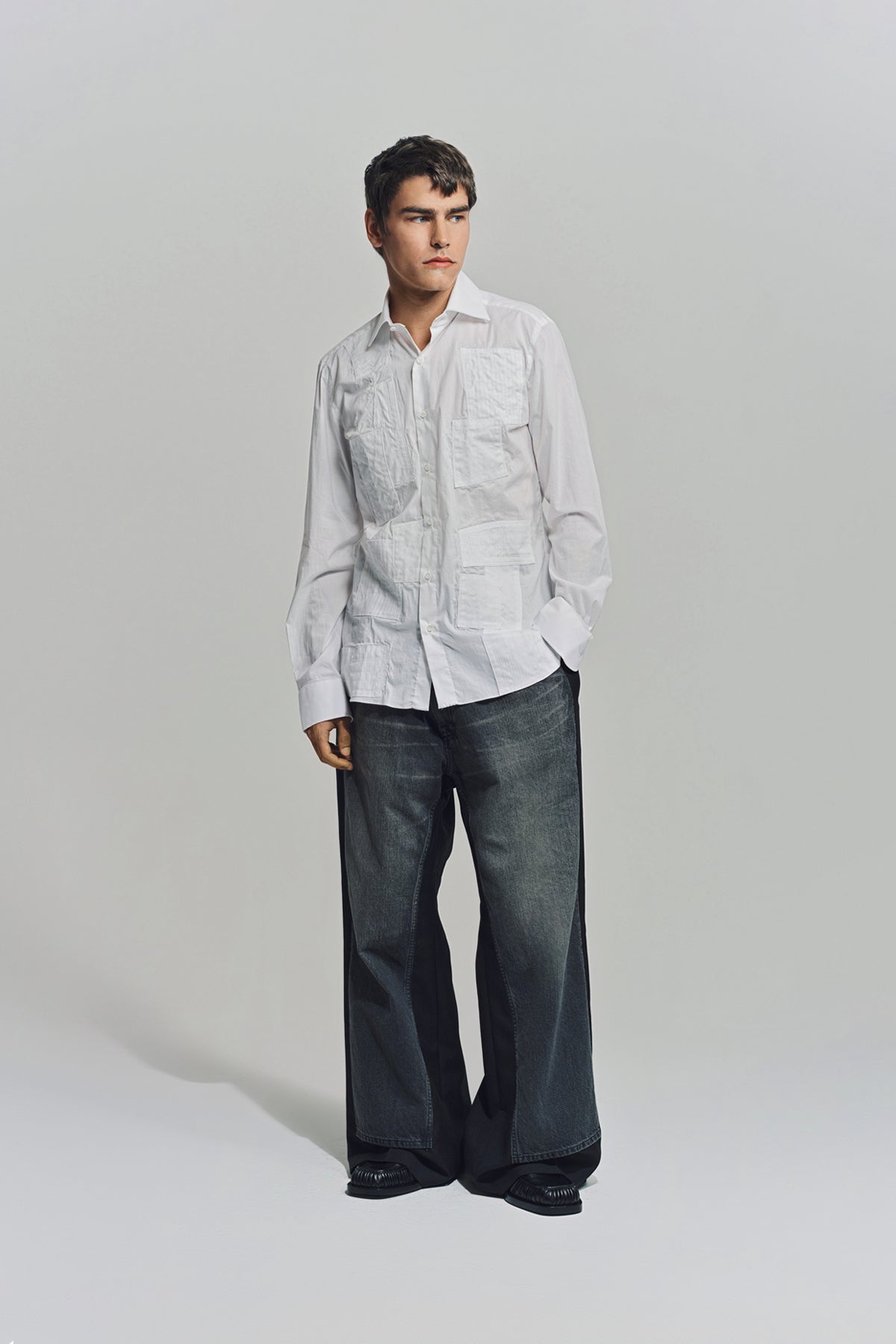 JUNYA WATANABE | LUIGI BORRELLI LONG SLEEVE POPLIN SHIRT