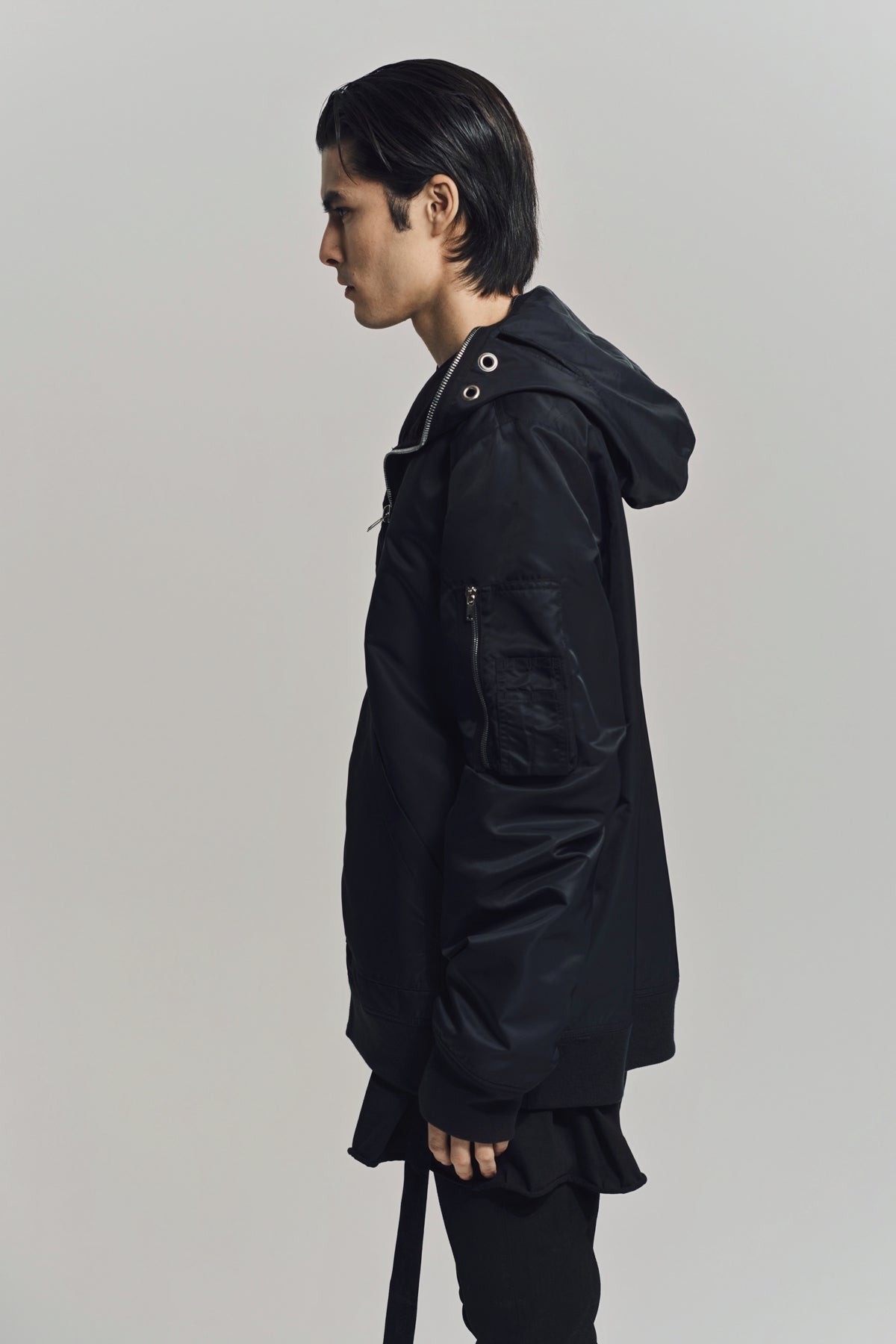 RICK OWENS DRKSHDW | GIMP FLIGHT BOMBER JACKET - MAXFIELD LA