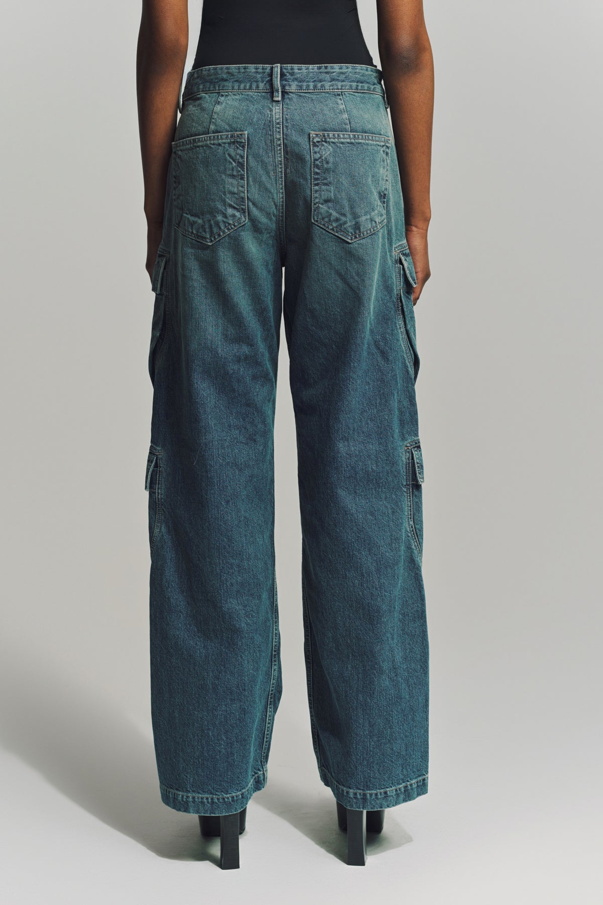 RICK OWENS DRKSHDW | DOUBLE CARGO JEANS - MAXFIELD LA