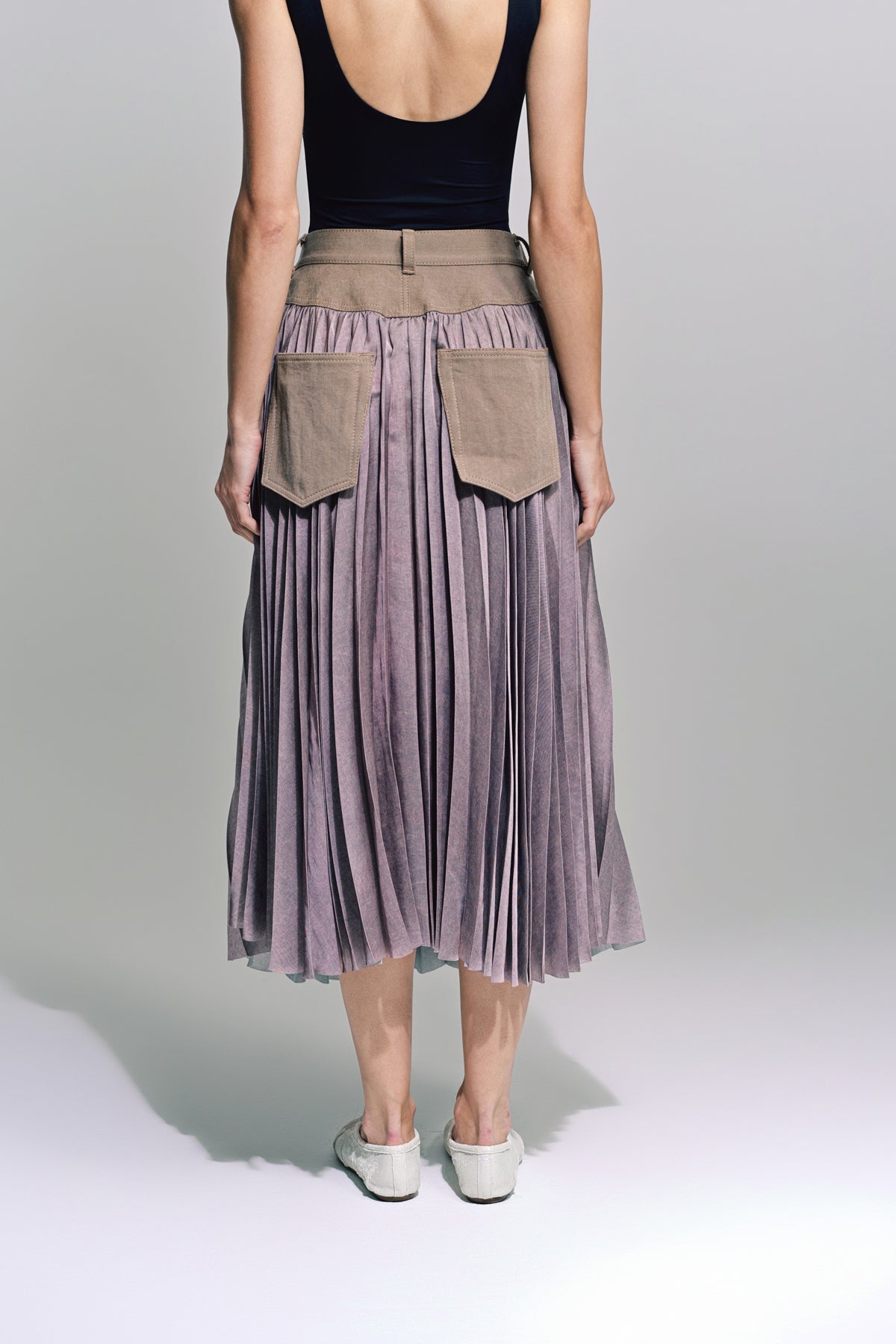 SACAI | DENIM MIX SKIRT