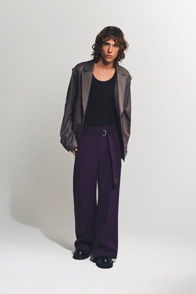SACAI♡ Matelasse Twill Pants / BLACK 001 Matelasse Twill Pants in Black – SVRN