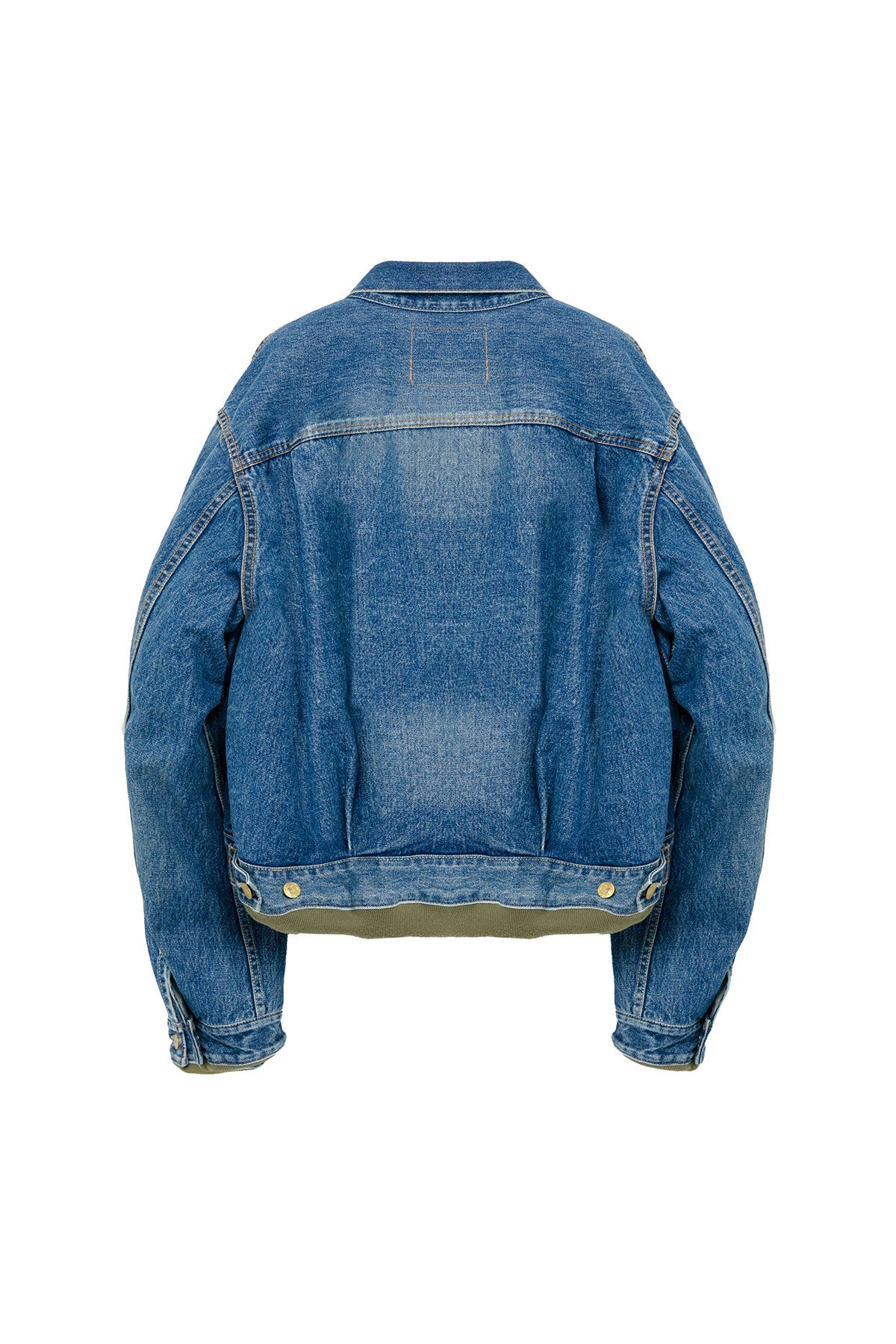 SACAI | LEVI'S® X SACAI MEN'S DENIM X NYLON TWILL REVERSIBLE BLOUSON - MAXFIELD LA