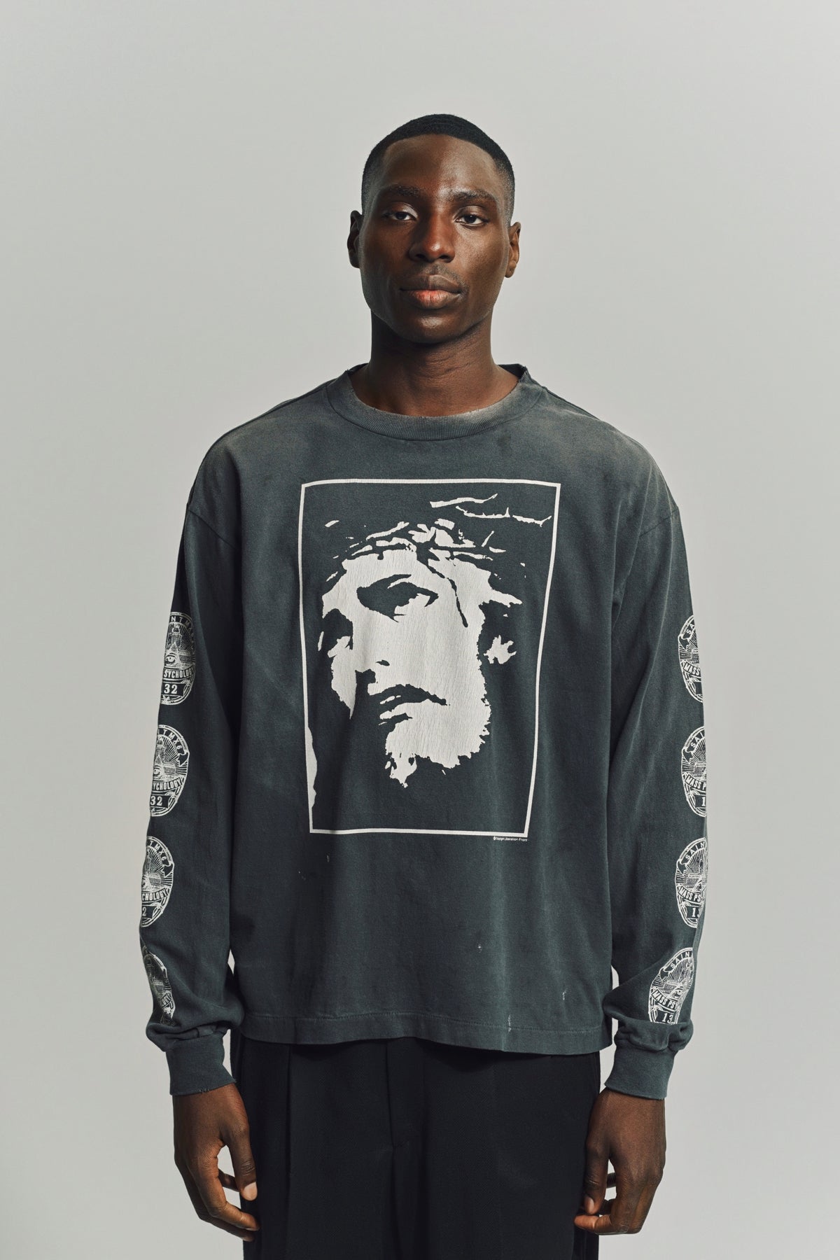 SAINT MICHAEL | LOVE SAINT LONG SLEEVE T-SHIRT