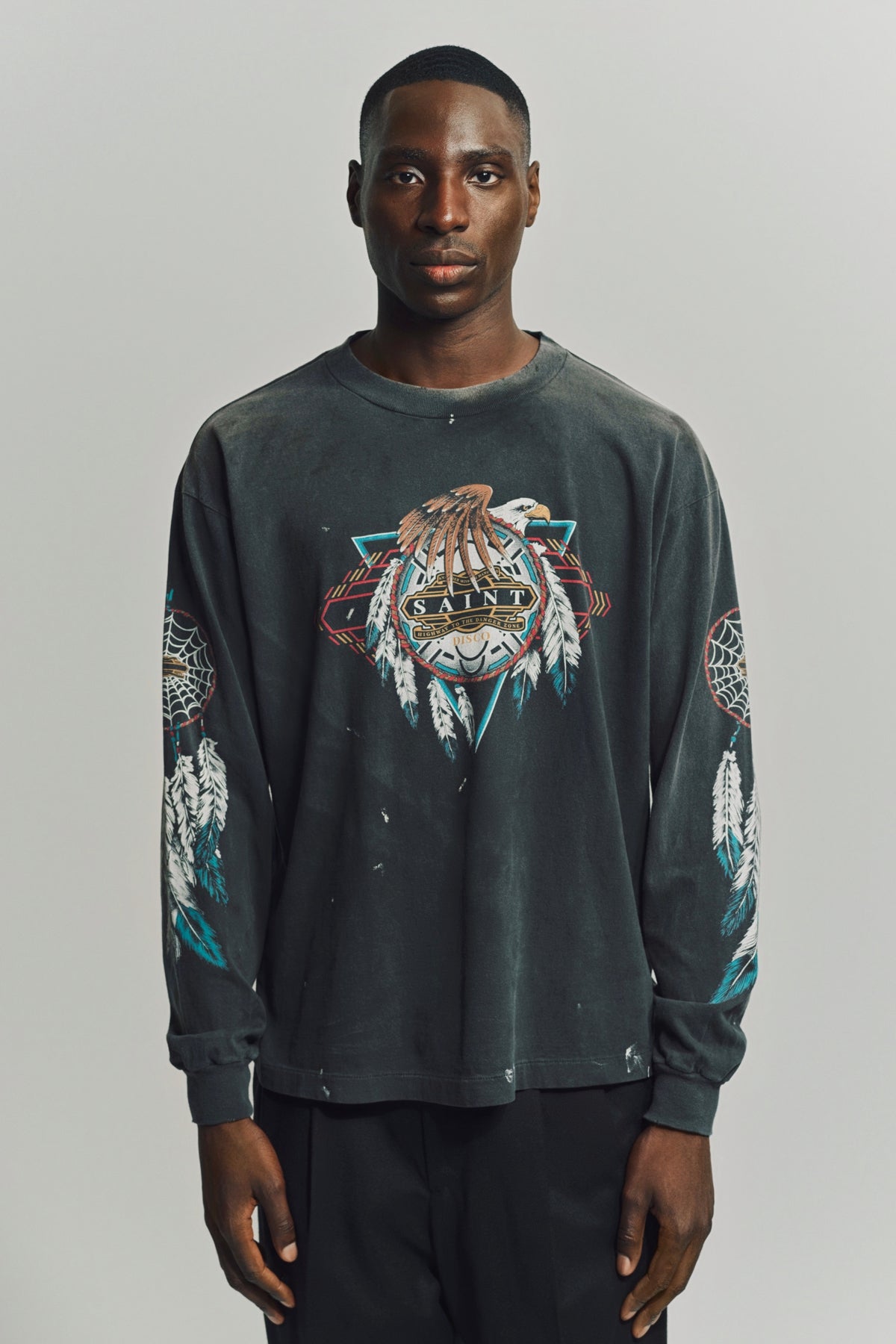 SAINT MICHAEL | SAINT DISCO LONG SLEEVE T-SHIRT