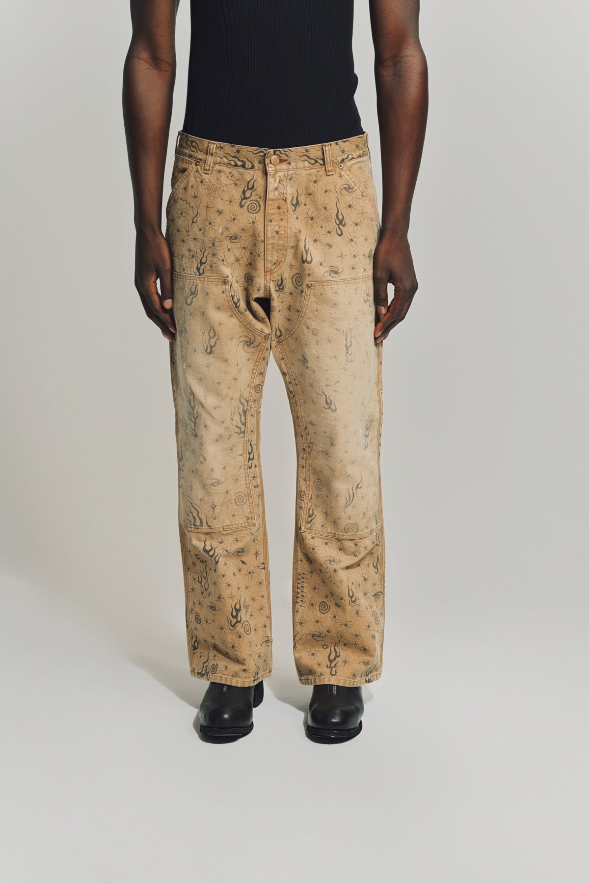 SAINT MICHAEL | DR. WOO DOUBLE KNEE PANTS