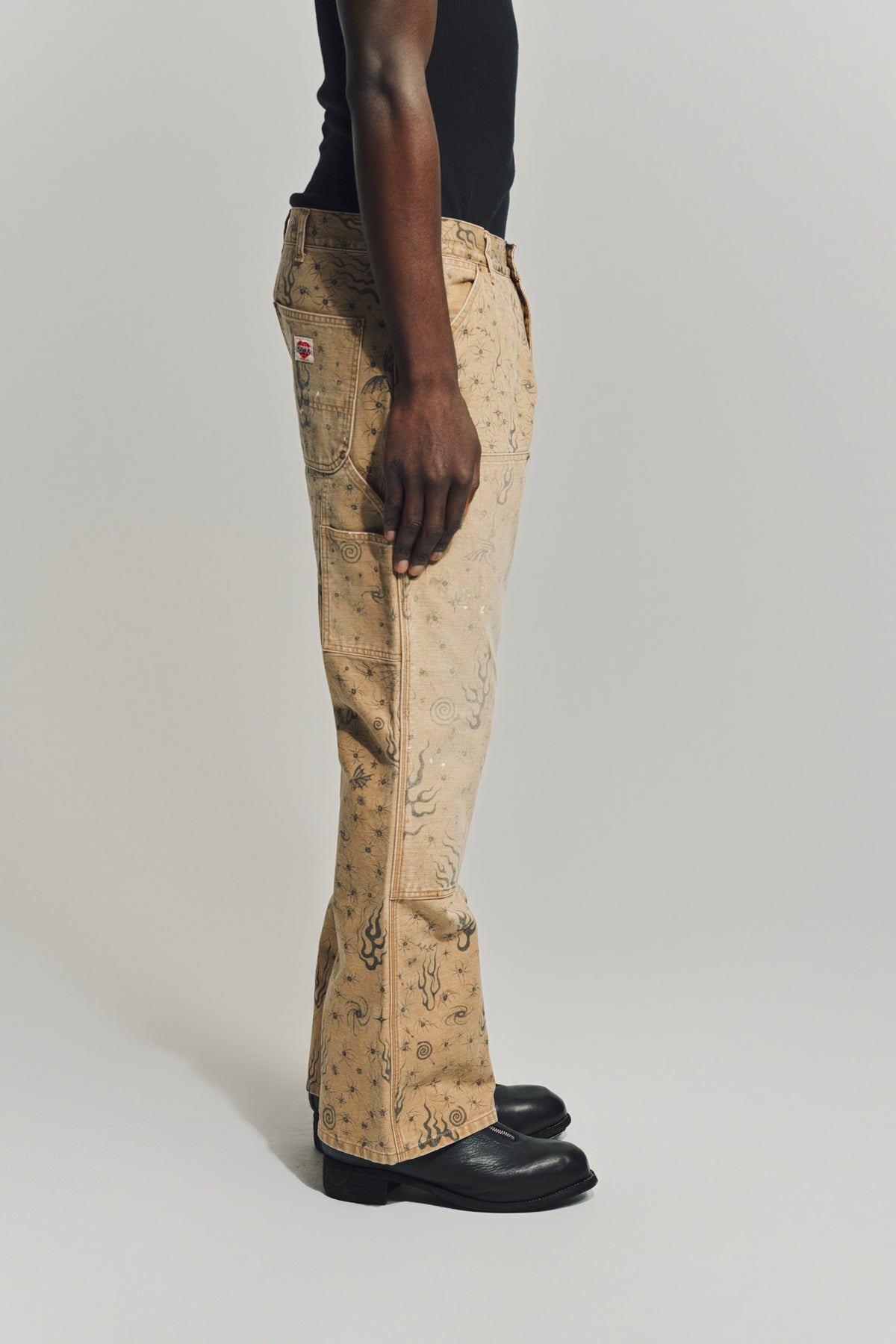 SAINT MICHAEL | DR. WOO DOUBLE KNEE PANTS