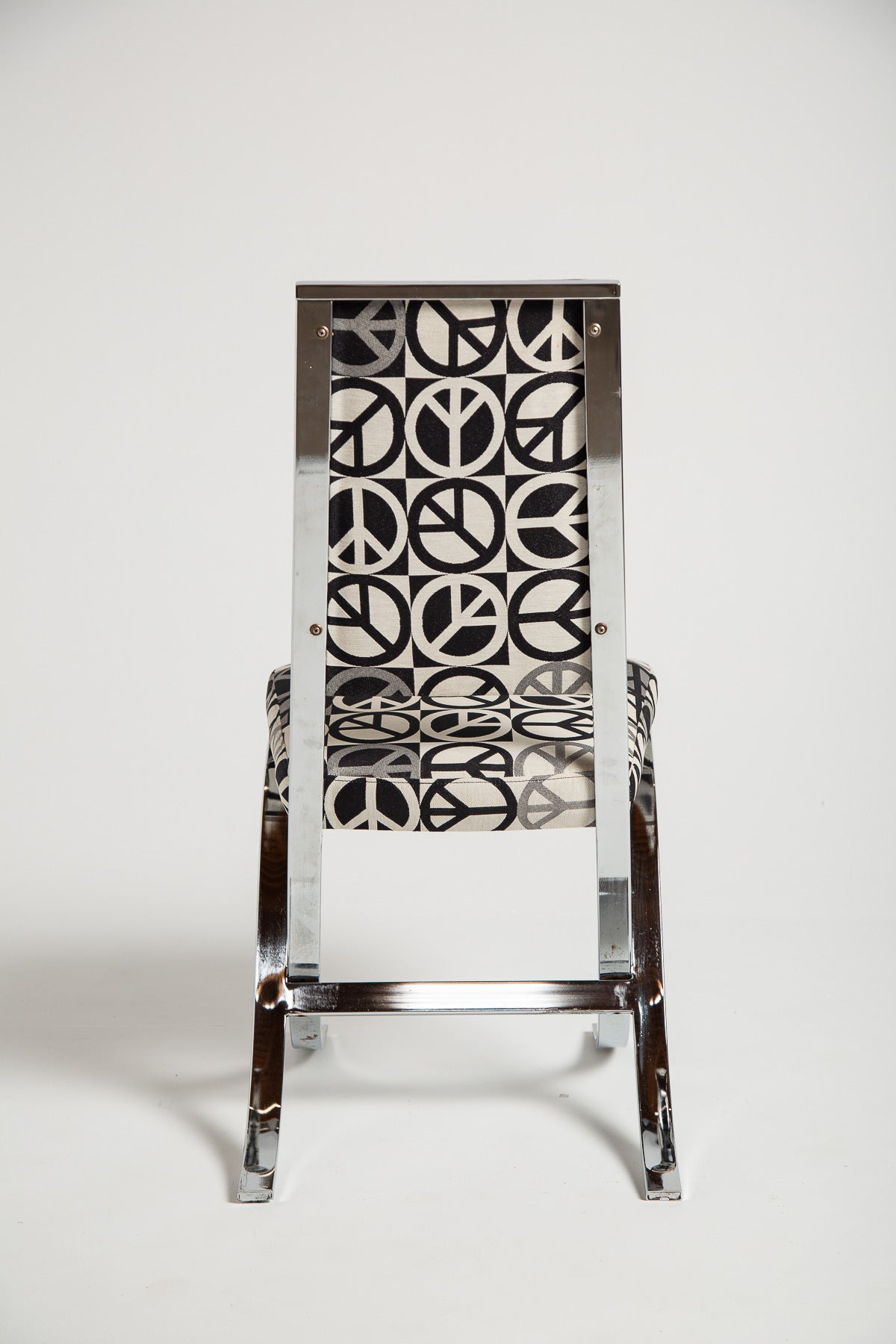 MAXFIELD PRIVATE COLLECTION | VINTAGE PEACE MOTIF CHAIR - MAXFIELD LA