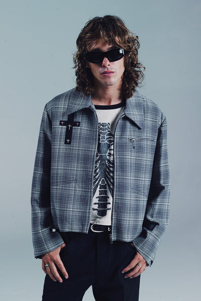 最終値下げSECOND/LAYER ORACLE JACKET TARTAN 330432-44766-SECOND-LAYER-