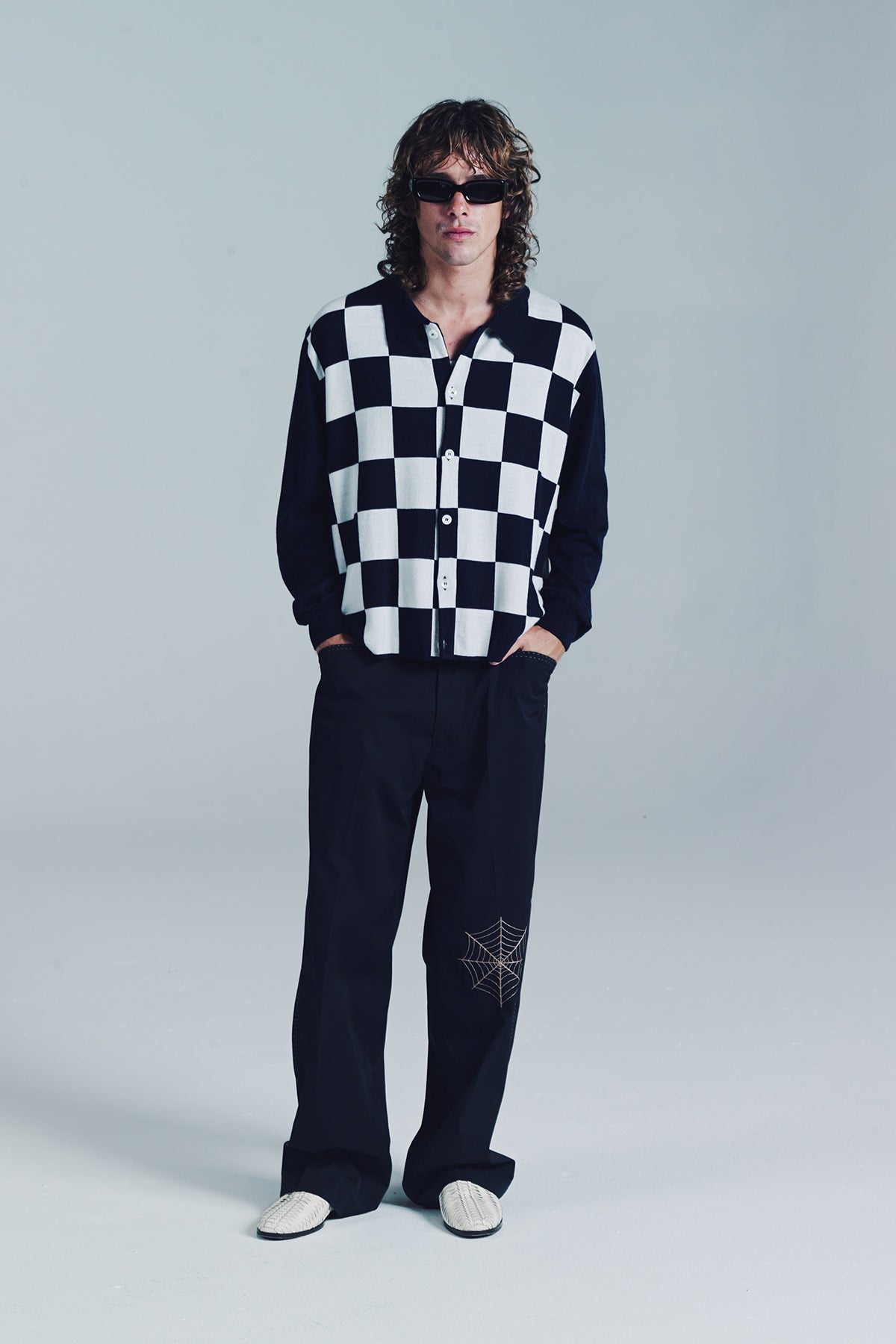 パンツ Second layer DISASTER TROUSERS 44 SECOND/LAYER | ANGEL TROUSER