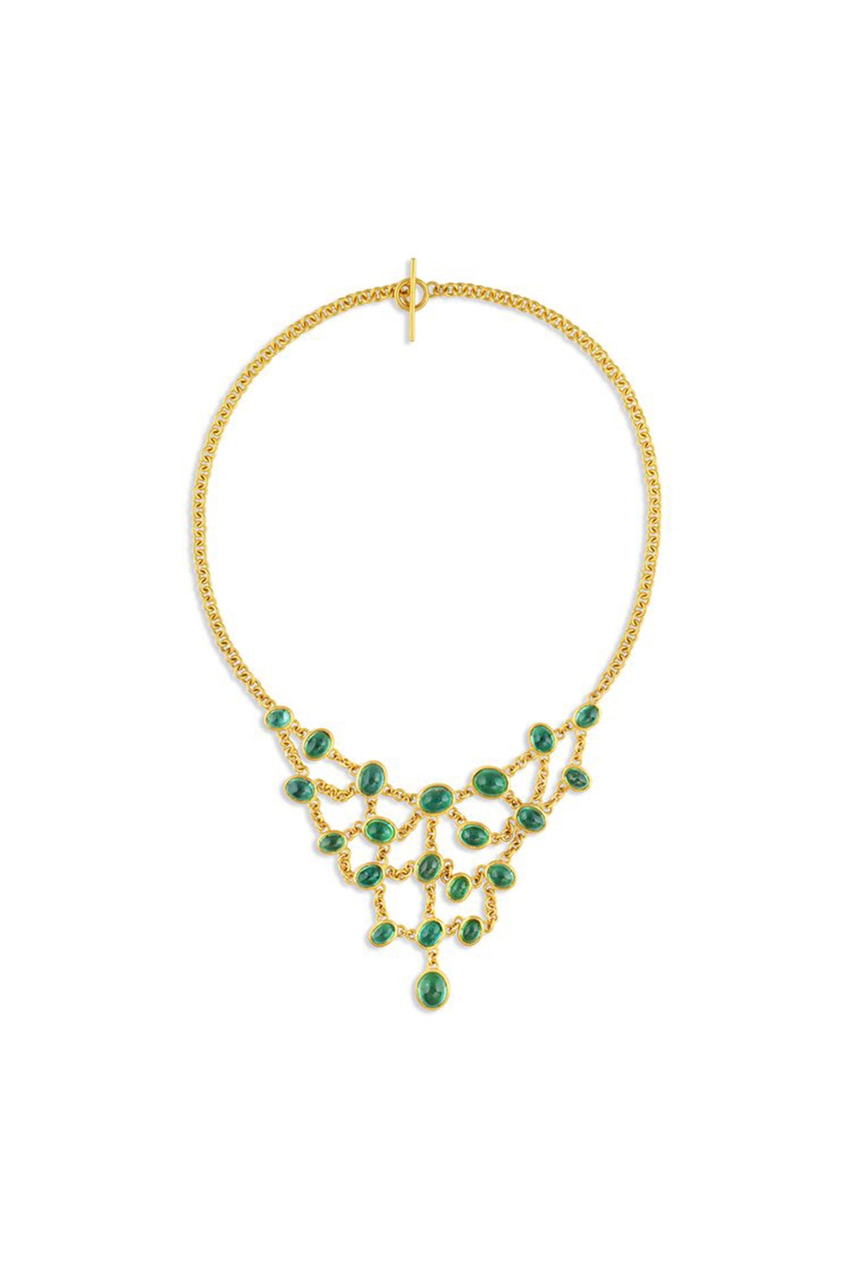 HERNSDORF | 21 STONE GORGET WITH TOURMALINE - MAXFIELD LA