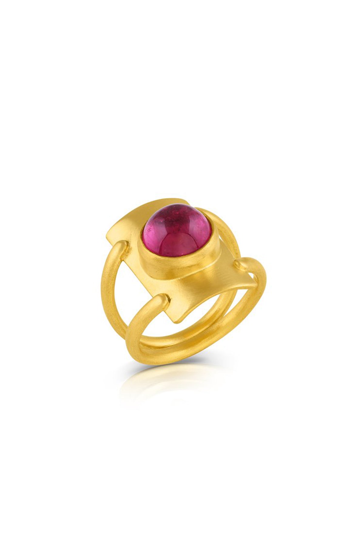 HERNSDORF | WARRIOR RING WITH RUBELLITE - MAXFIELD LA