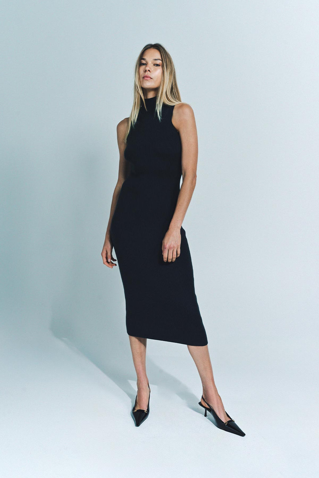 SABLYN | LAUREN MOCK NECK FITTED DRESS SABLYN | LAUREN MOCK NECK FITTED DRESS