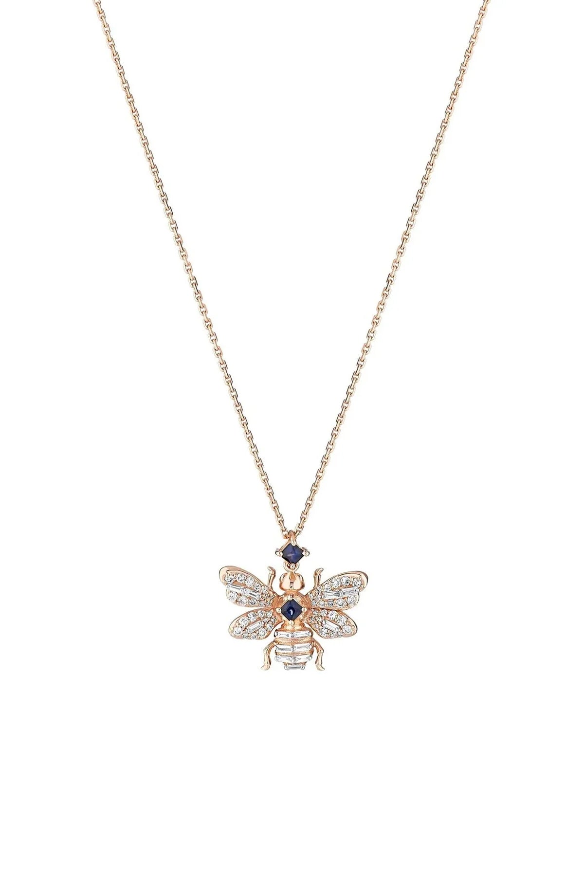 BEE GODDESS | QUEEN BEE BON BON SAPPHIRE NECKLACE - MAXFIELD LA