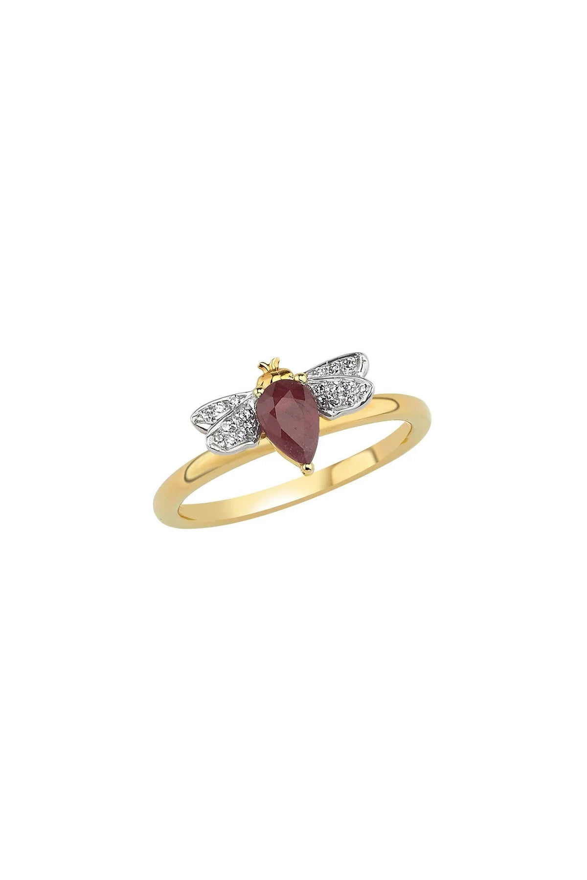 BEE GODDESS | QUEEN BEE RUBY RING - MAXFIELD LA