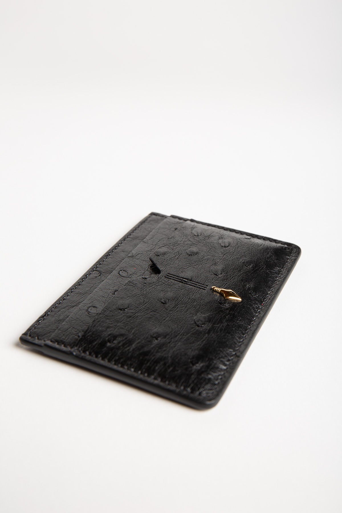 JACQUES MARIE MAGE | THEODORE OSTRICH CARD HOLDER