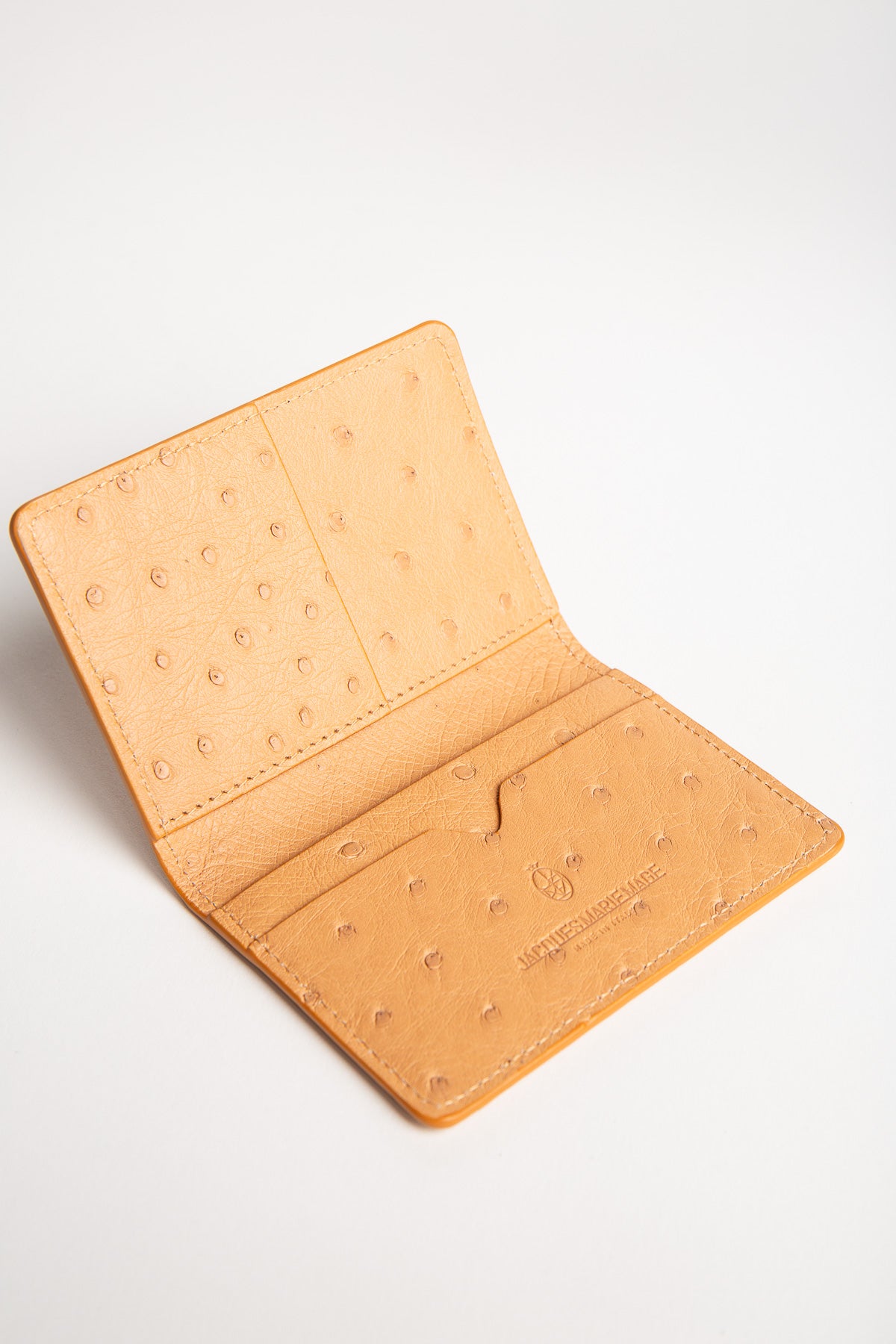 JACQUES MARIE MAGE | CASSANDRE OSTRICH BIFOLD WALLET - MAXFIELD LA
