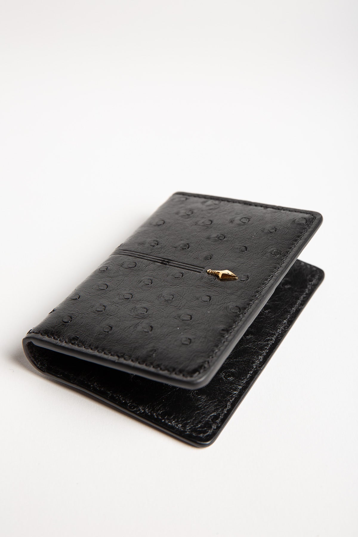 JACQUES MARIE MAGE | CASSANDRE OSTRICH BIFOLD WALLET - MAXFIELD LA