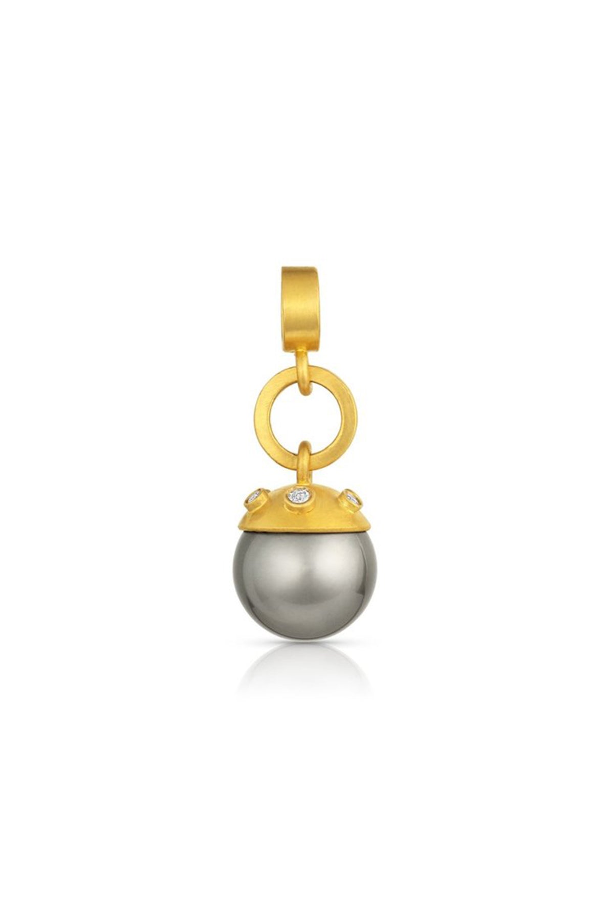 HERNSDORF | HALO CHARM WITH TAHITIAN PEARL - MAXFIELD LA