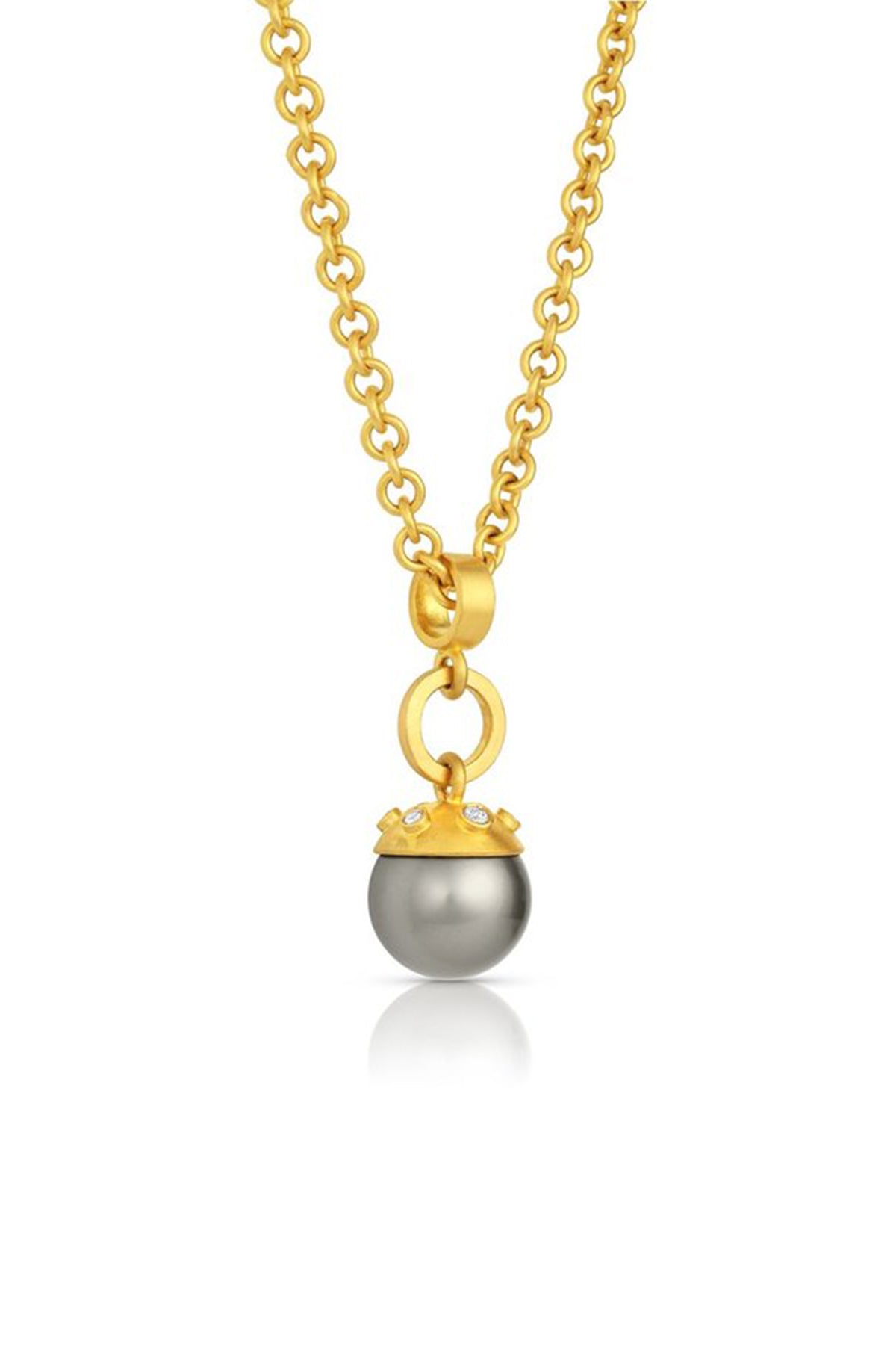HERNSDORF | HALO CHARM WITH TAHITIAN PEARL - MAXFIELD LA