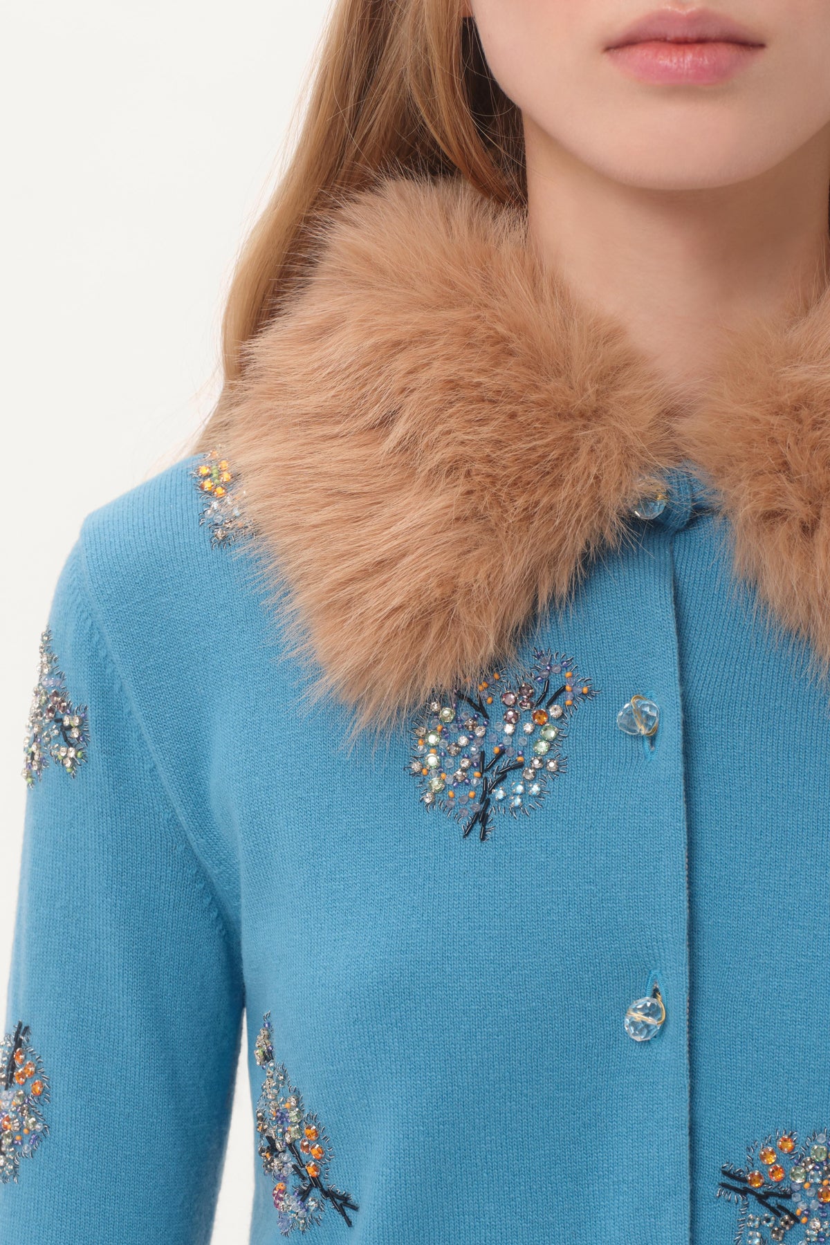 VALENTINO | EMBROIDERED CARDIGAN - MAXFIELD LA