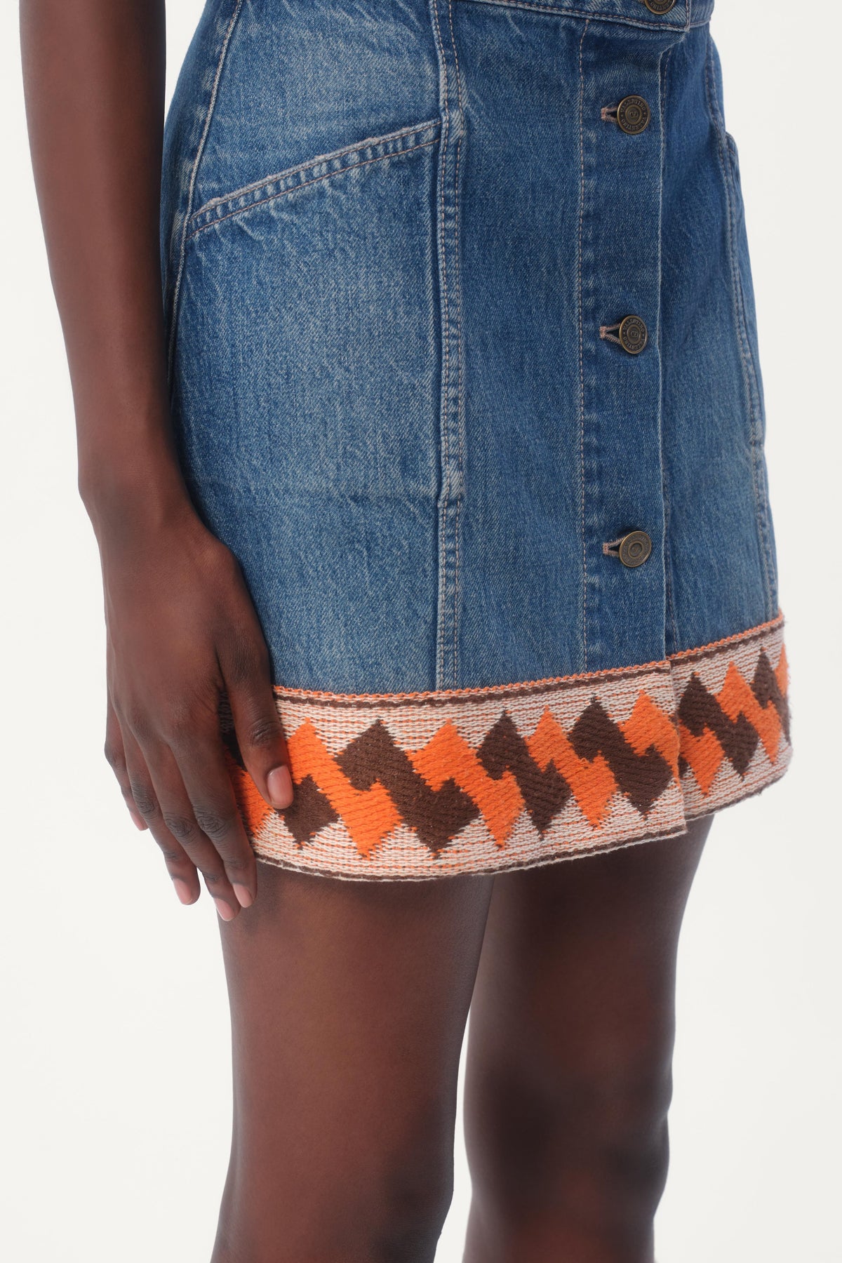 VALENTINO | DENIM SKIRT - MAXFIELD LA