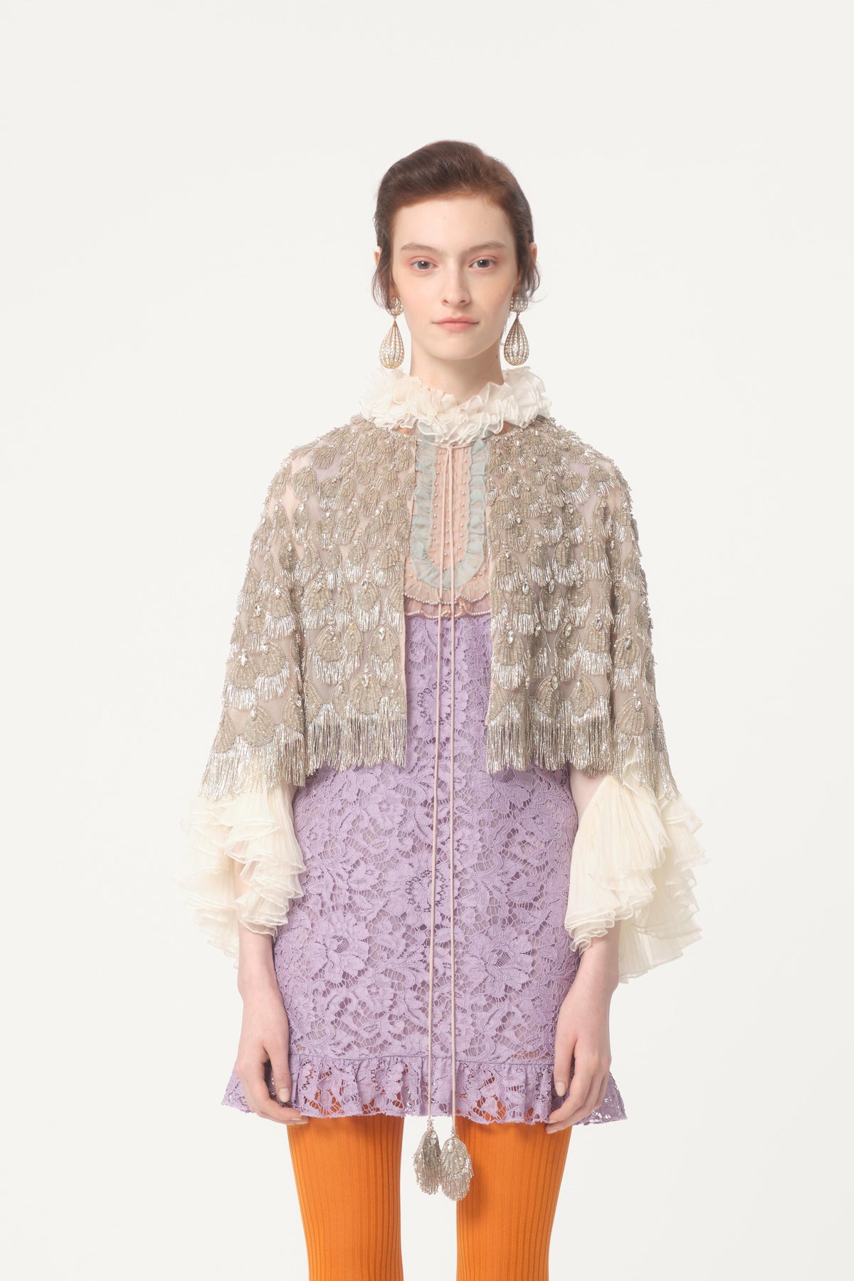 VALENTINO | EMBROIDERED CAPE - MAXFIELD LA