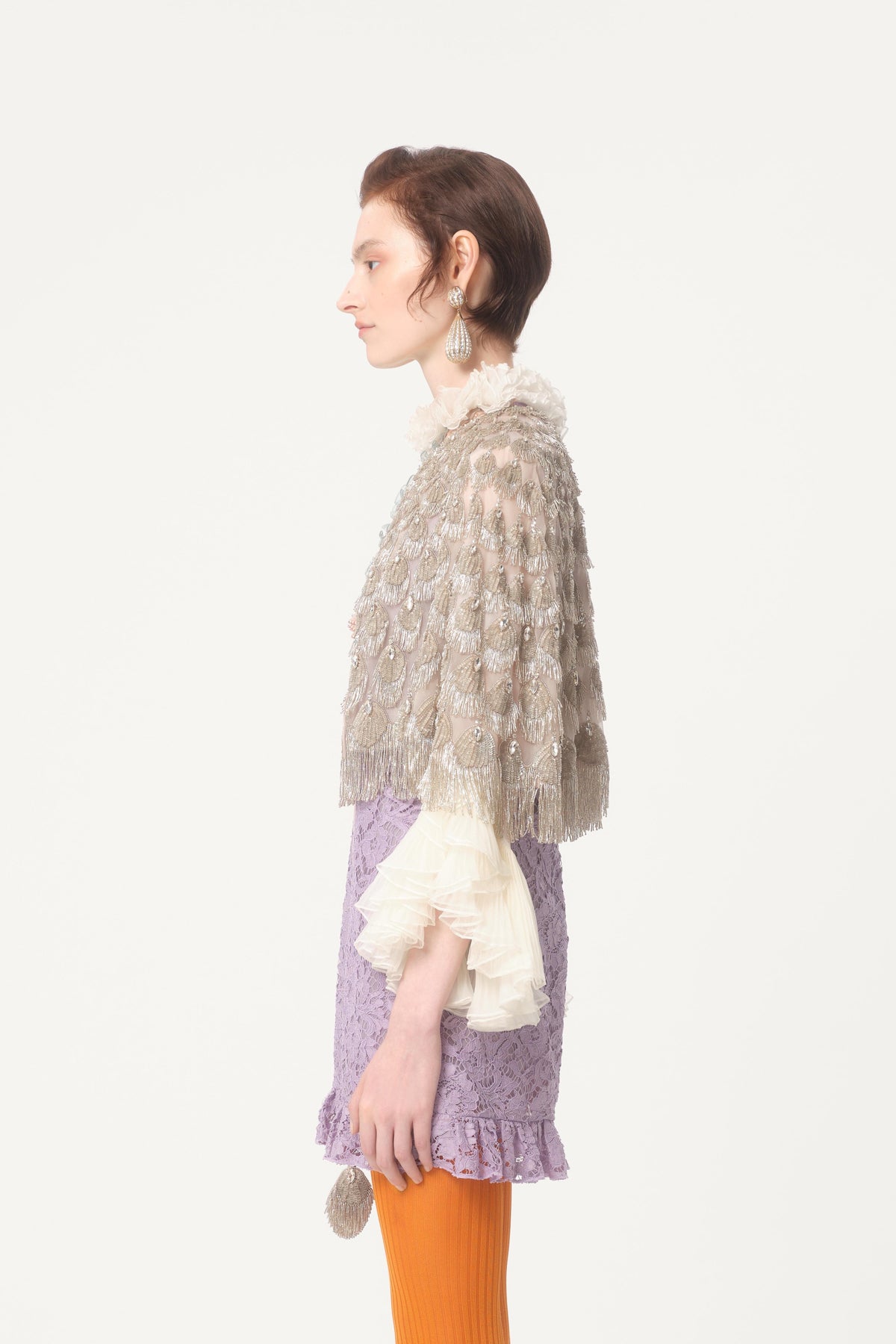 VALENTINO | EMBROIDERED CAPE - MAXFIELD LA